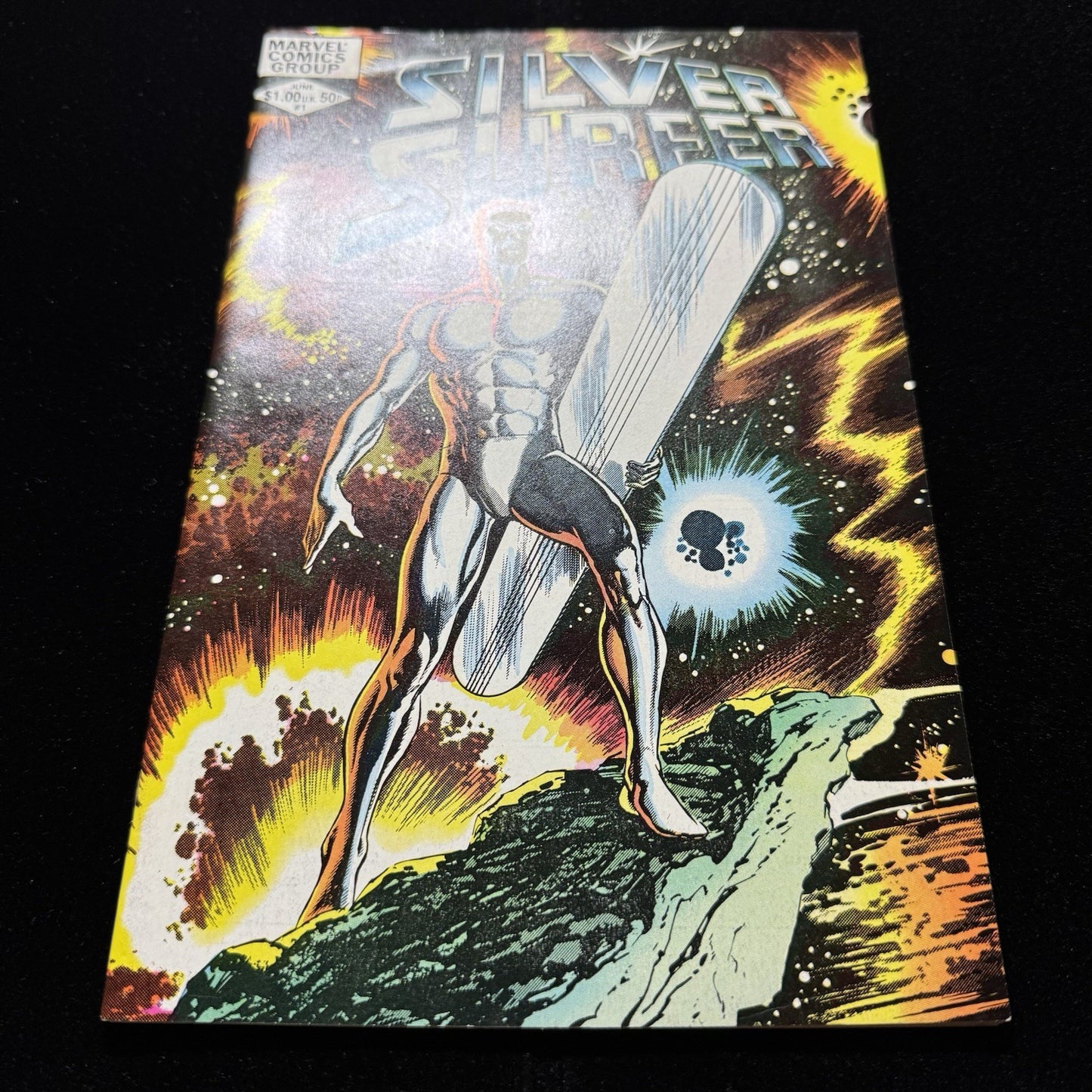 Silver Surfer 1 - Origin Of Silver Surfer - Bronze Age Marvel Comics 1982