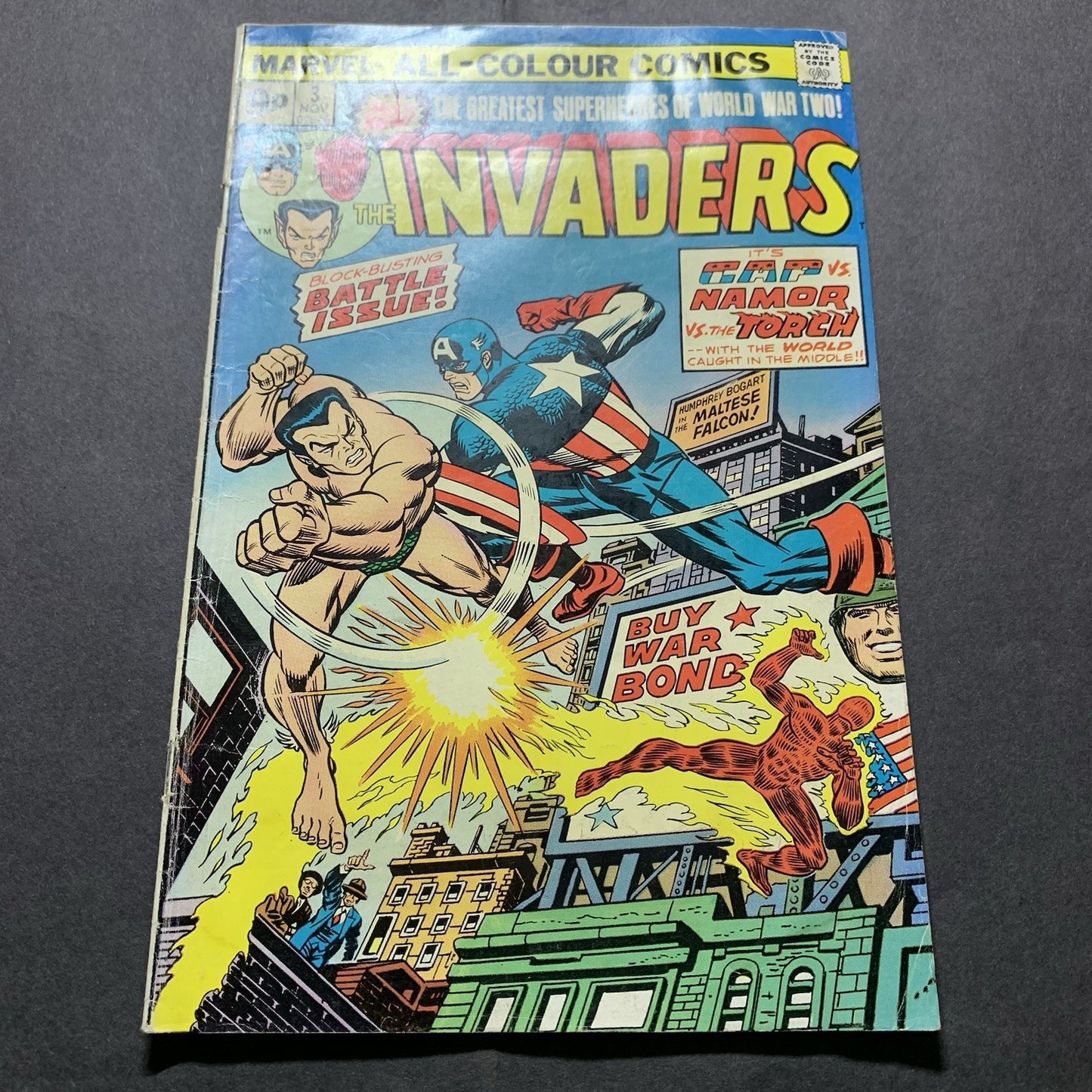 Invaders 3/ Bronze Age Marvel Comics 1975