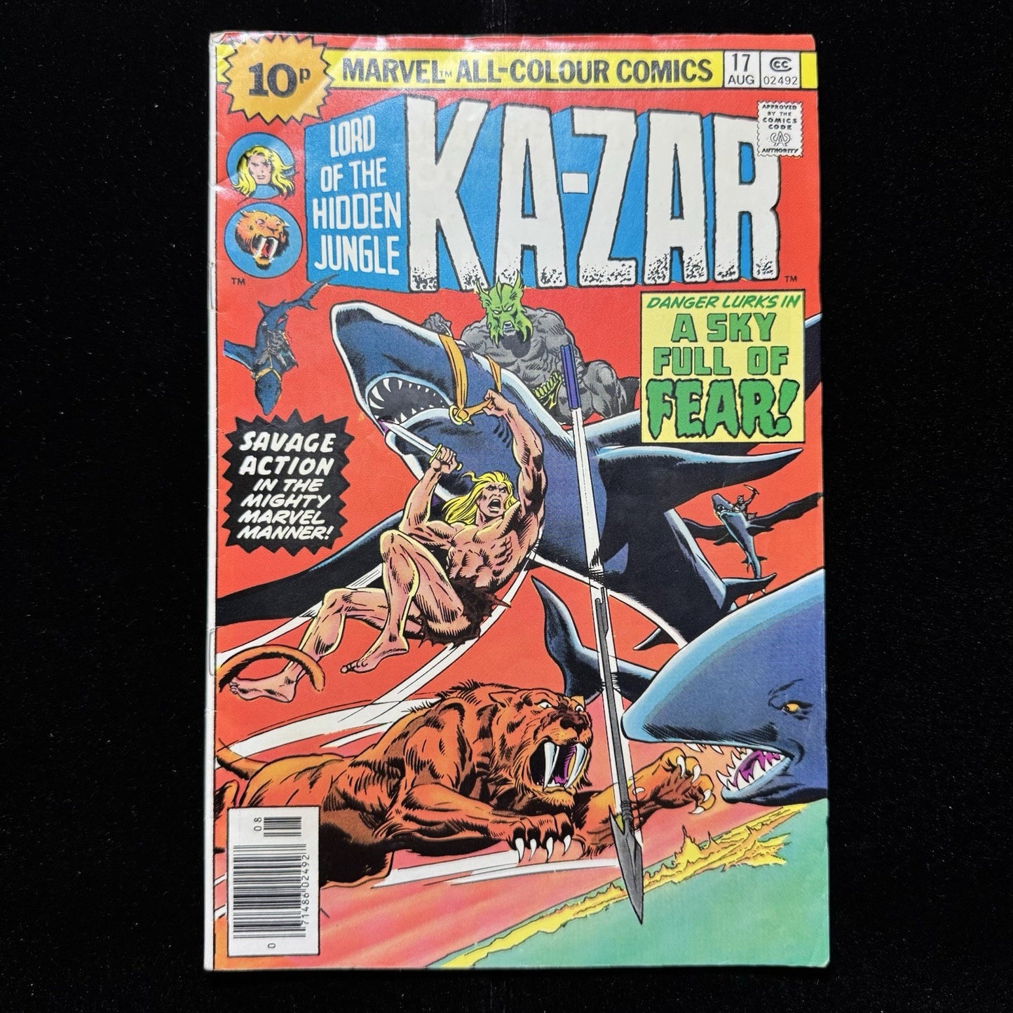 Ka-Zar 17 - Bronze Age Marvel Comics 1976