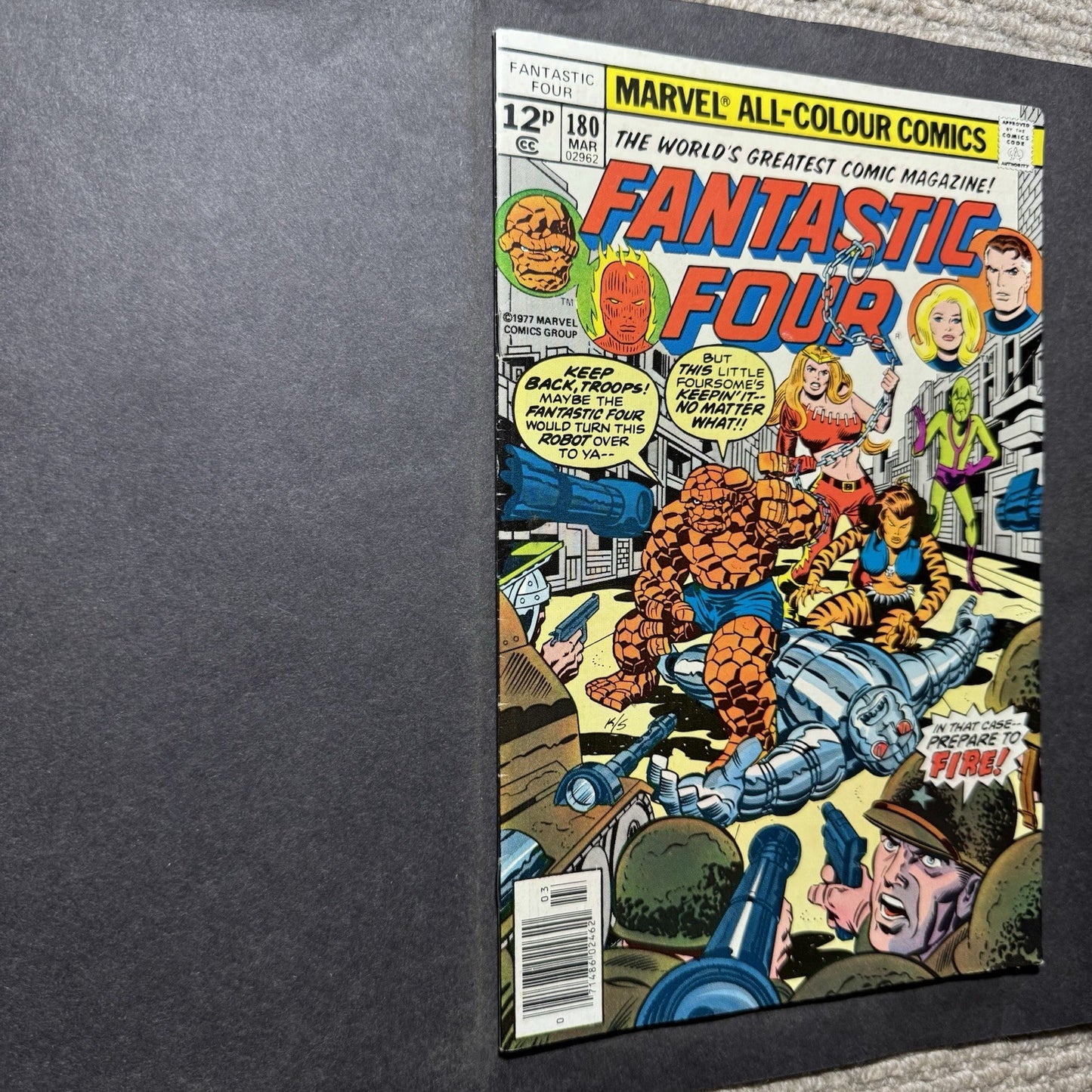 Fantastic Four 180 - Bronze Age Marvel Comics 1977