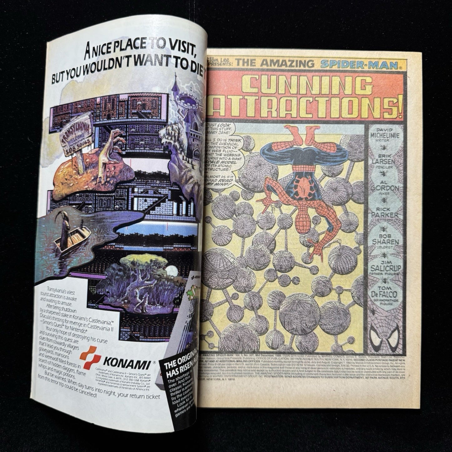 Amazing Spider-Man 327 - Magneto Appearance - Copper Age Marvel Comics 1989