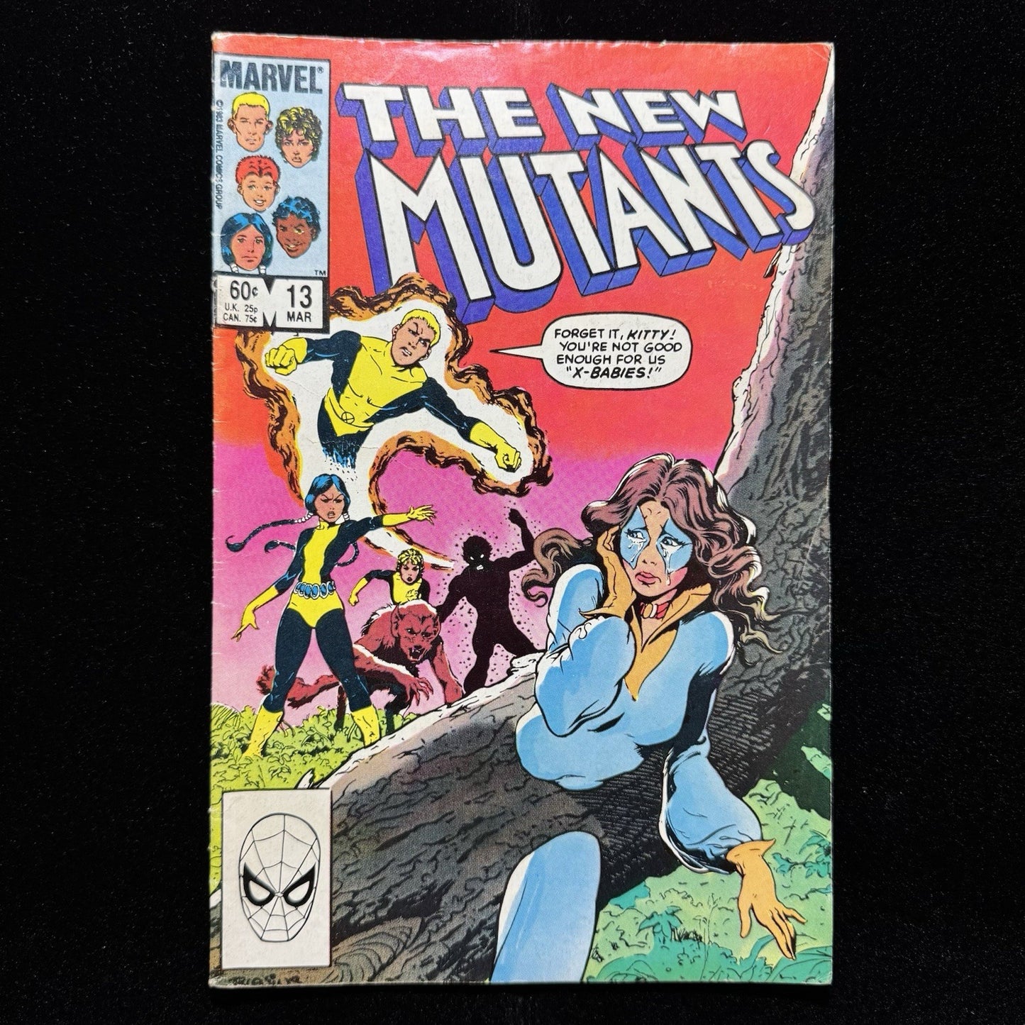 New Mutants 13 - 1st App Of Doug Ramsey- Copper Age Marvel Comics 1984