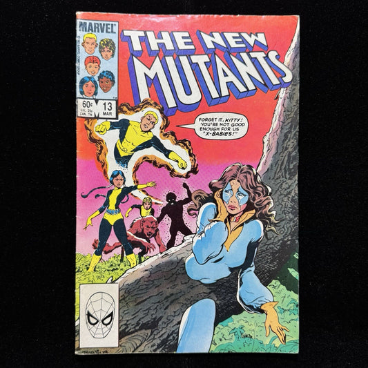 New Mutants 13 - 1st App Of Doug Ramsey- Copper Age Marvel Comics 1984