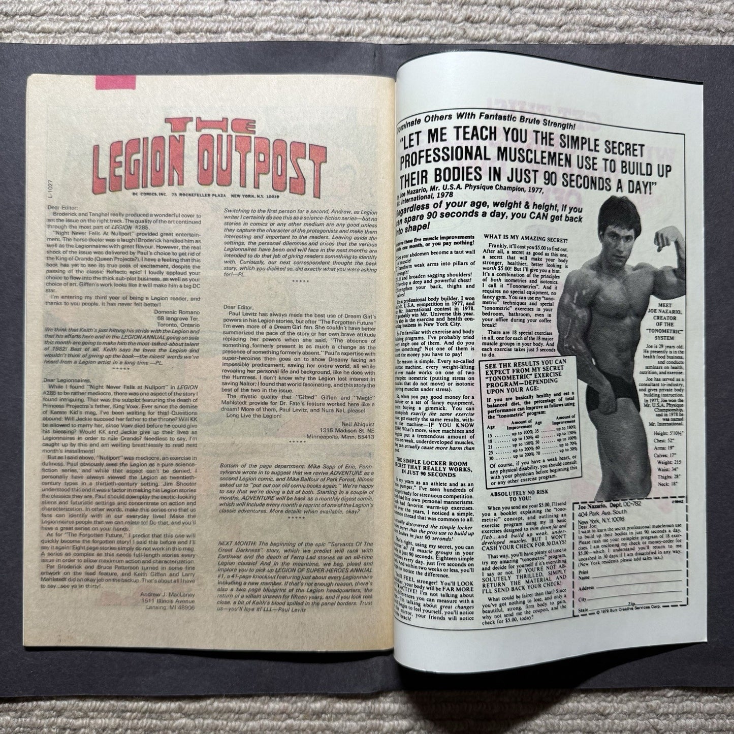 Legion Of Super-Heroes 189 - Bronze Age Dc Comics 1982