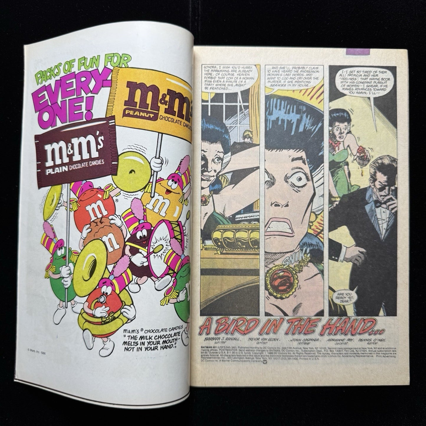 Batman 401 - 2nd Appearance Of Magpie - Copper Age Dc Comics 1986