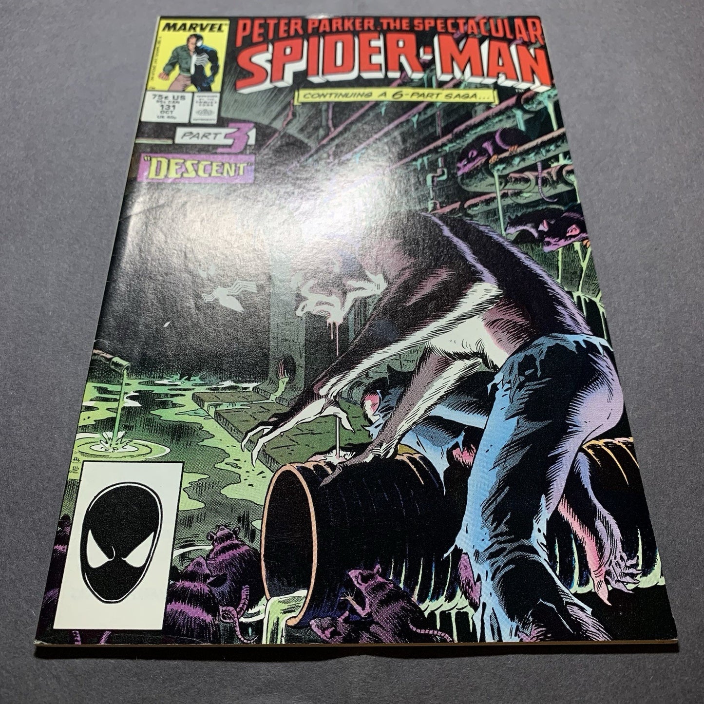 Spectacular Spider-Man 131/ Copper Age Marvel Comics 1987/ High Grade