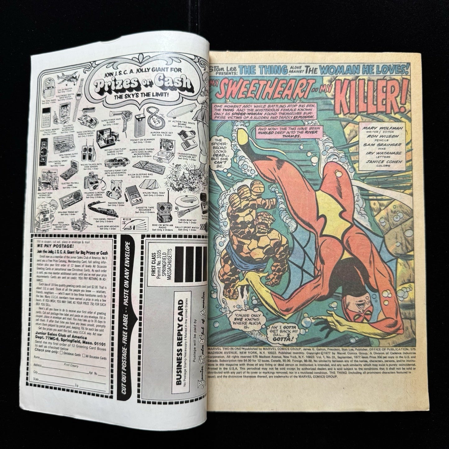 Marvel Two In One 31 - Bronze Age Marvel Comics 1977