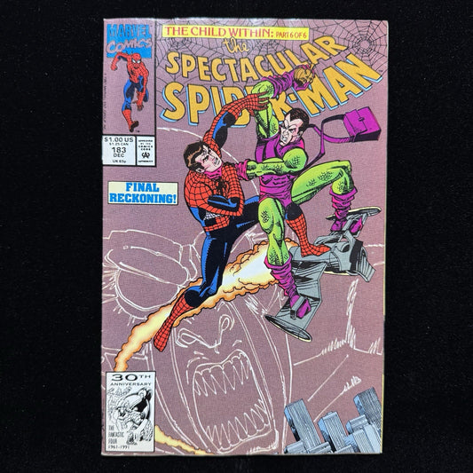Spectacular Spider-Man 183 - Copper Age Marvel Comics 1991
