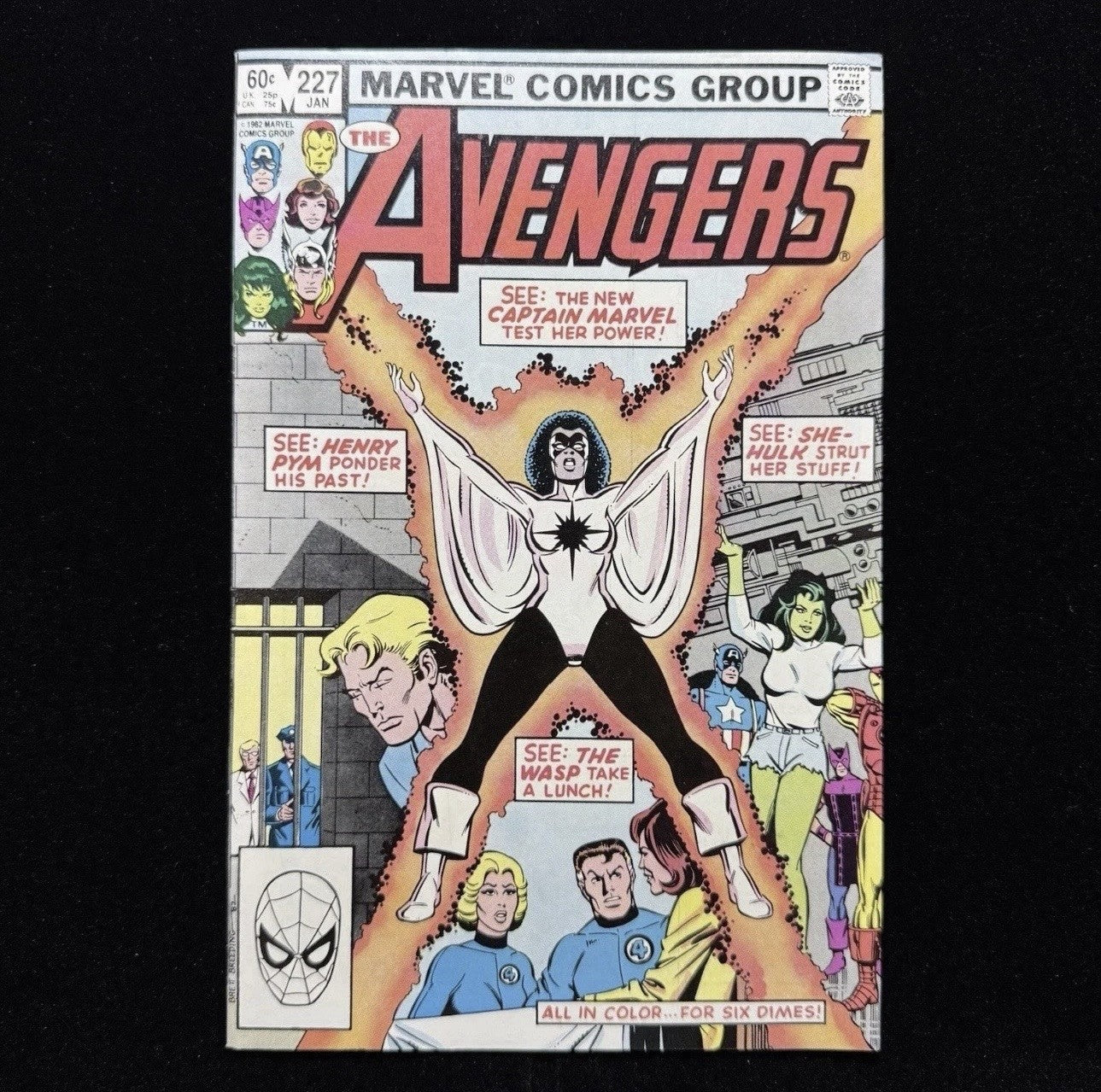 Avengers 227 - 2nd Appearance Of Monica Rambeau - Bronze Age Marvel Comics 1983