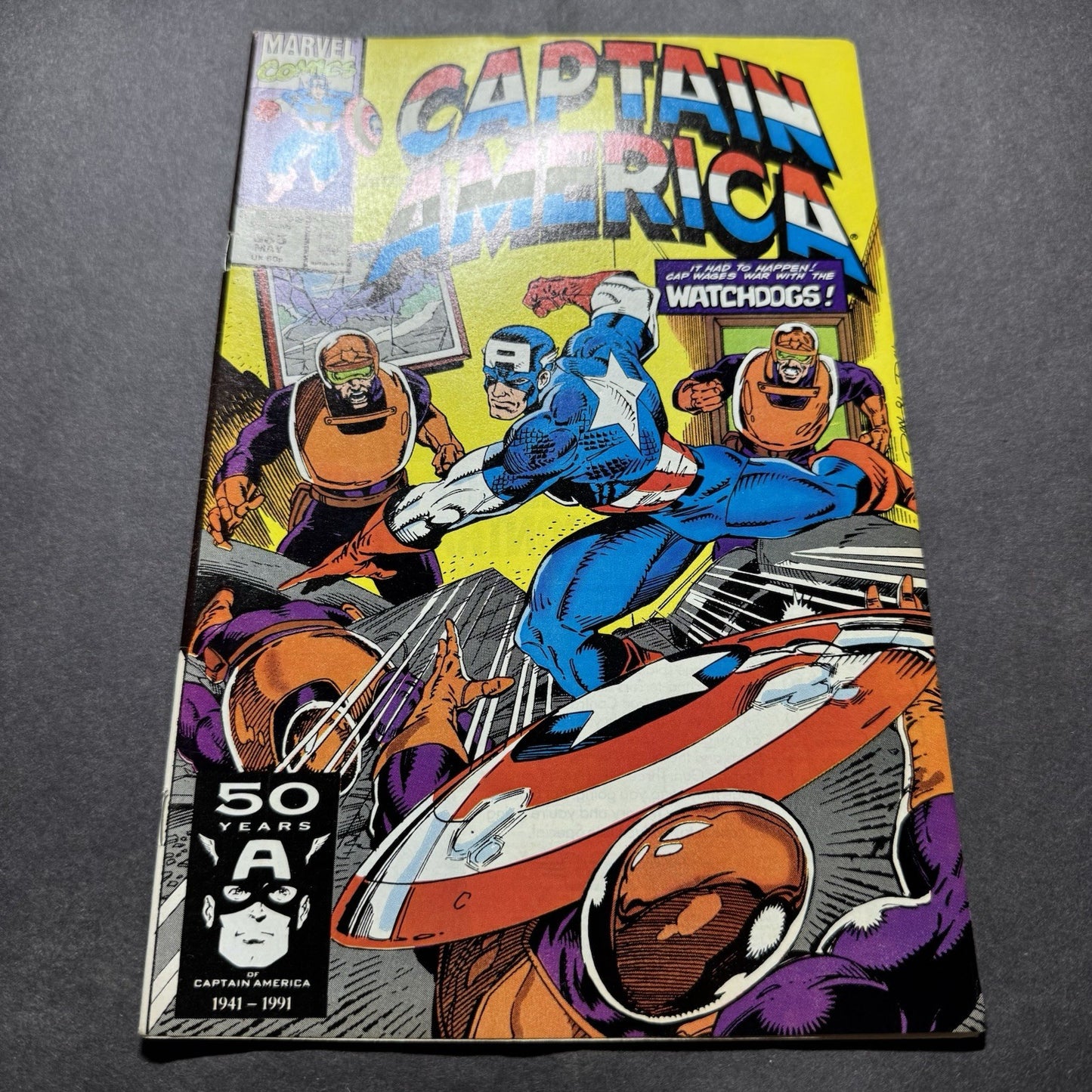 Captain America 385 - Copper Age Marvel Comics 1991