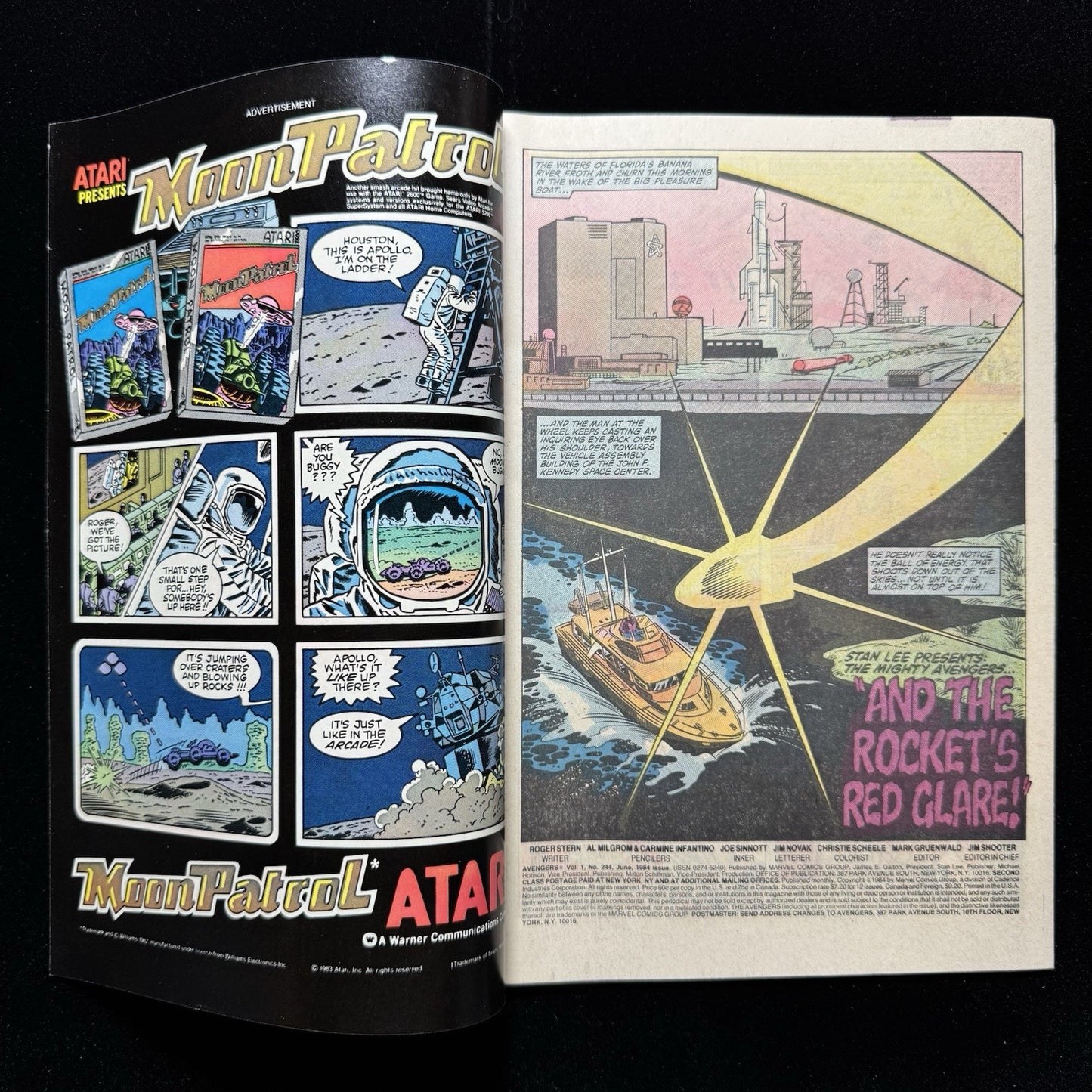 Avengers 244 - Copper Age Marvel Comics 1984