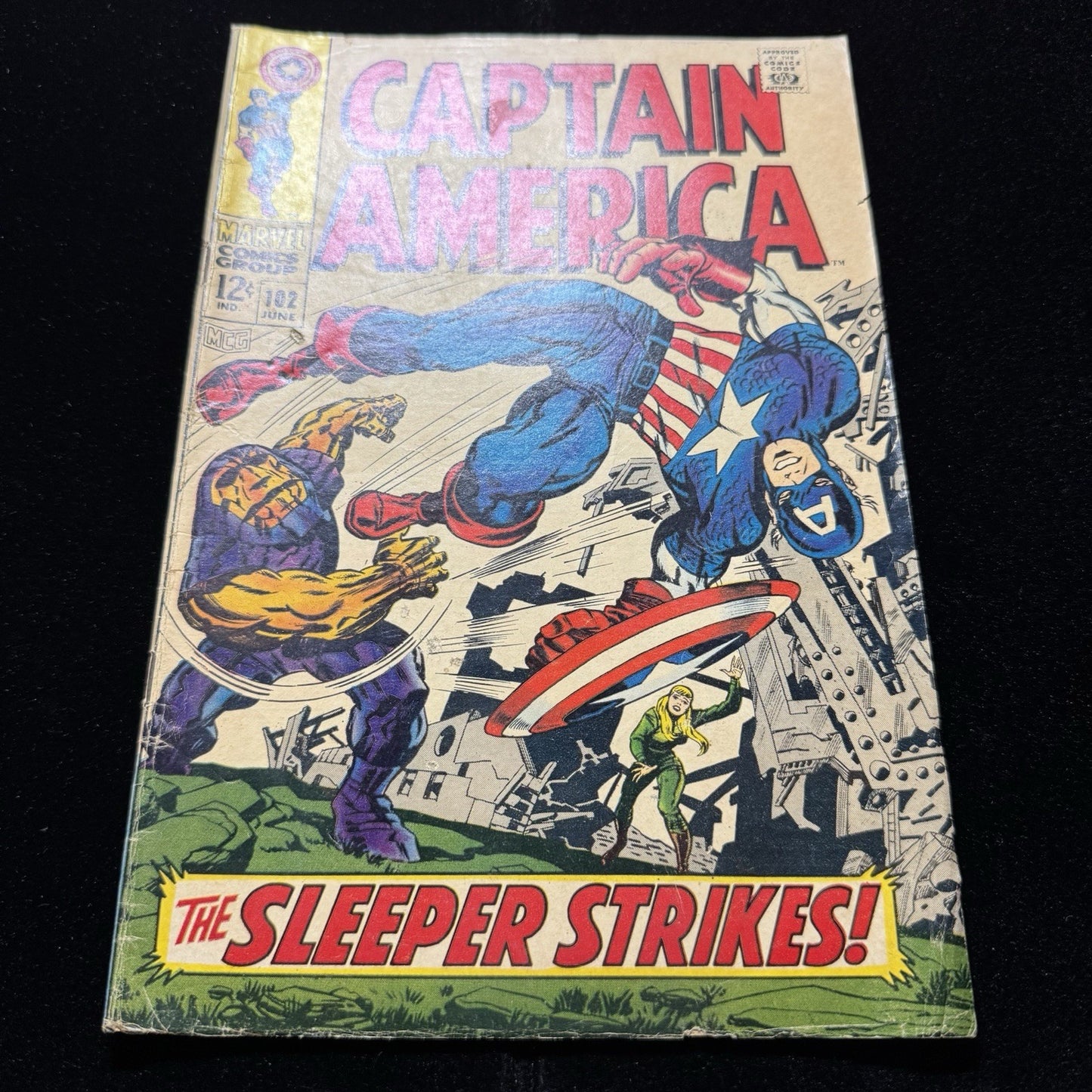 Captain America 102 - Silver Age MarvelComics 1968