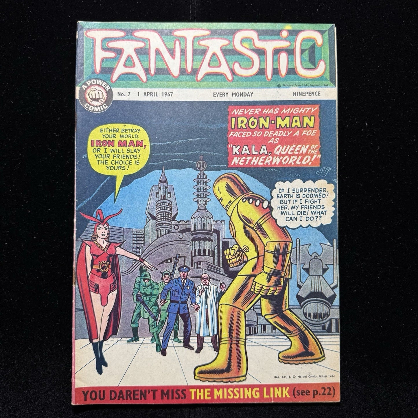 Fantastic! 7 - British Comics - Silver Age Odhams/ IPC Magazines Comics 1967