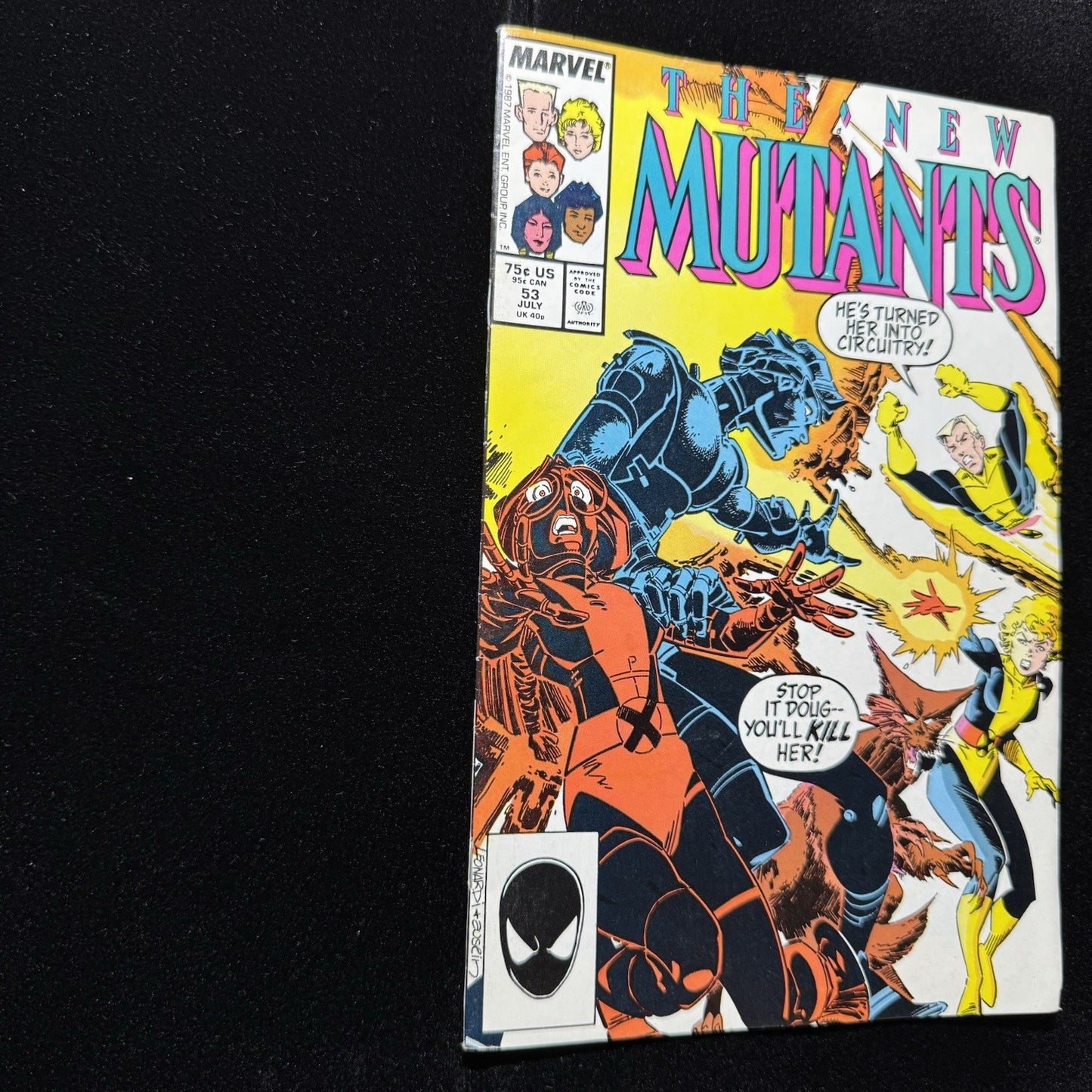 New Mutants 53 - Copper Age Marvel Comics 1987