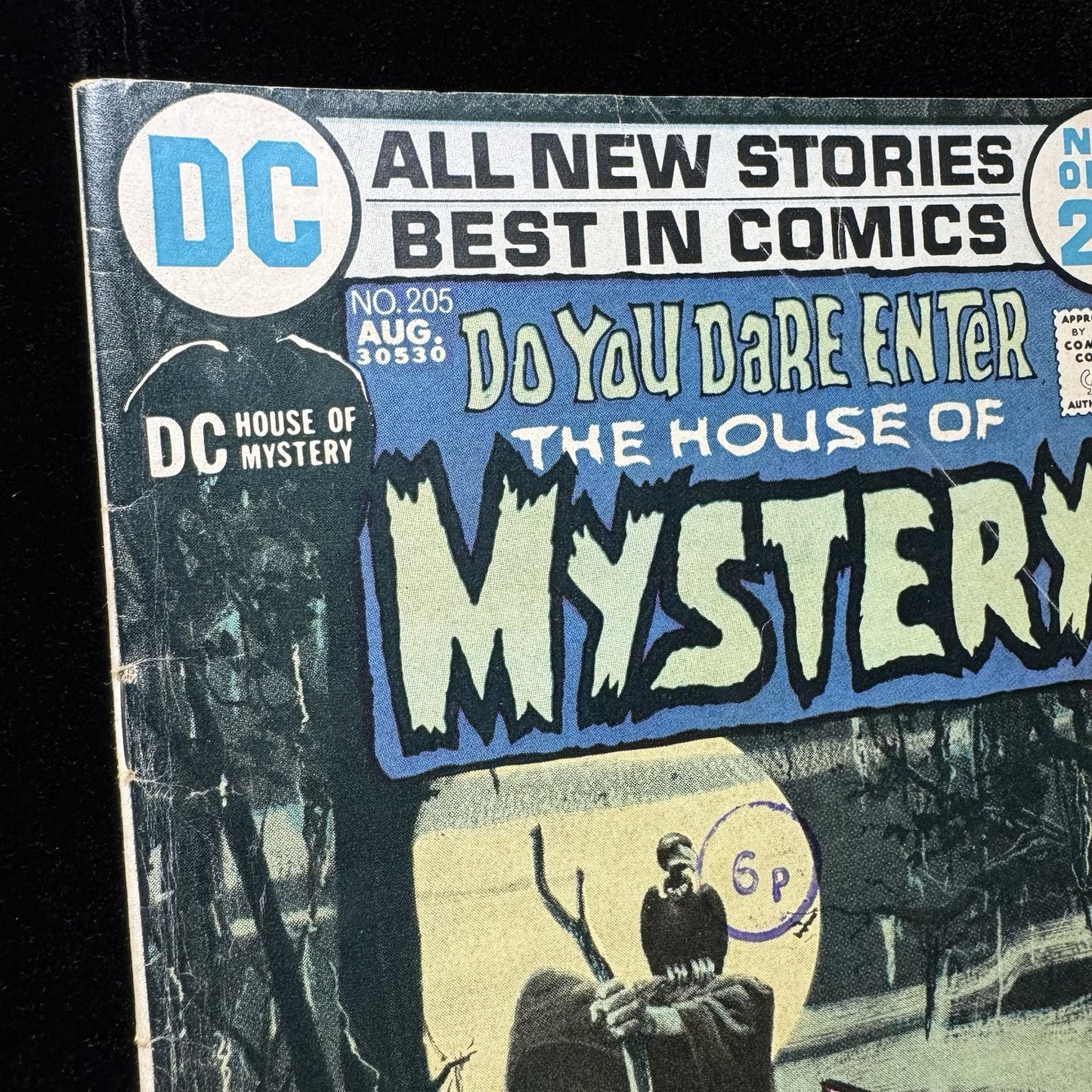 House Of Mystery 205 - Stunning Cover Horror - Bronze Age Dc Comics 1971