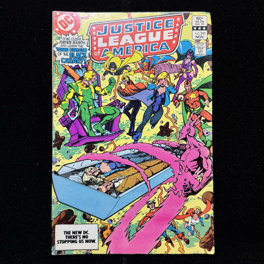 Justice League 220 - Origin Of Black Canary - Bronze Age Dc Comics 1983