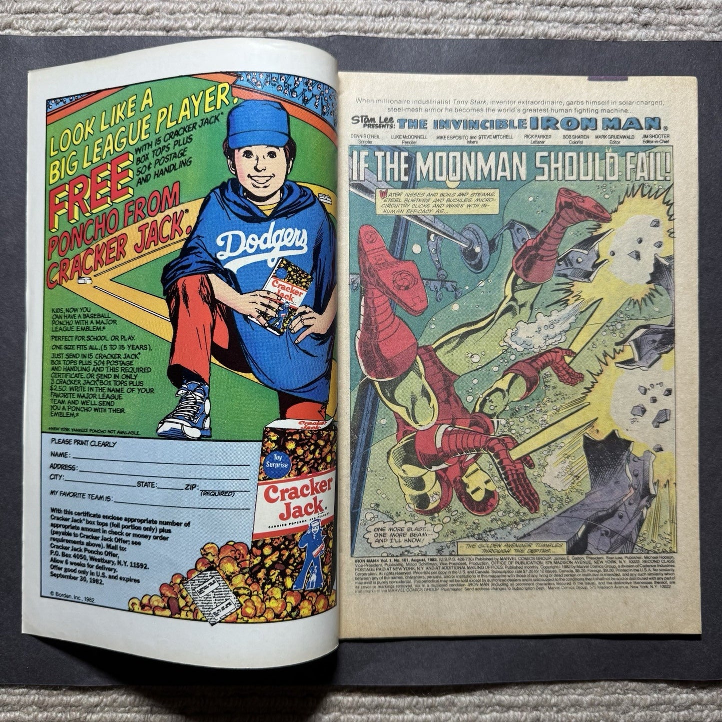 Iron Man 161 - Bronze Age Marvel Comics 1982