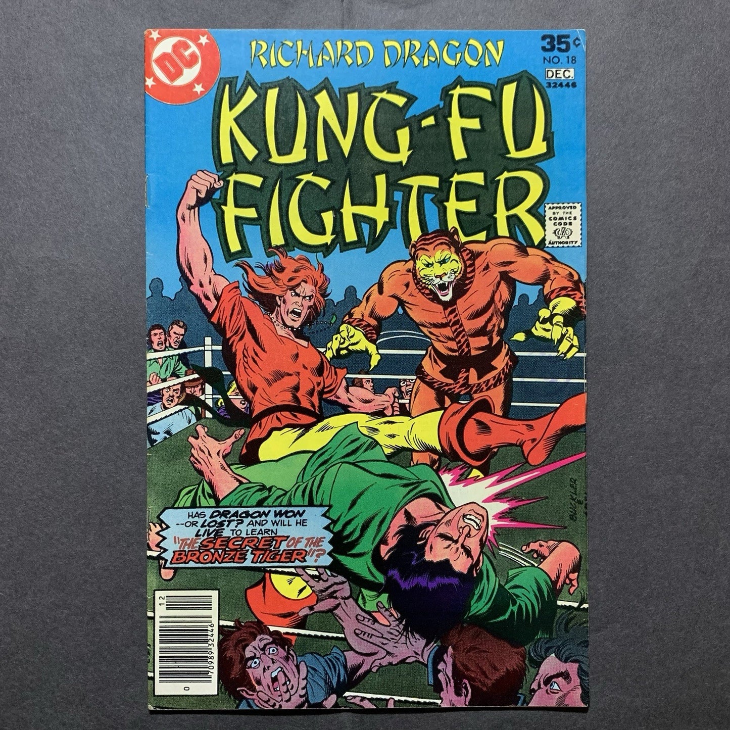 Kung Fu Fighter 18/ Bronze Age Dc Comics 1977