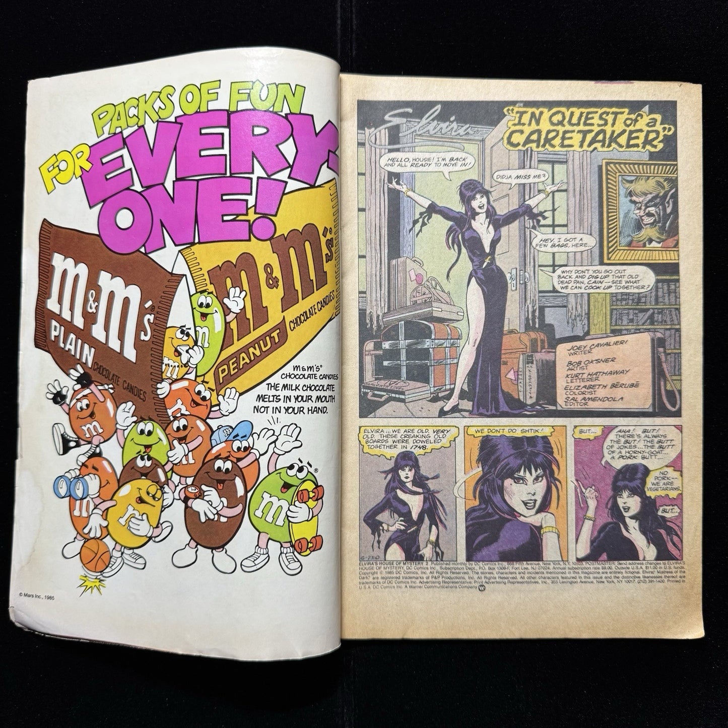 Elvira’s House Of Mystery 2 - Copper Age Dc Comics 1985