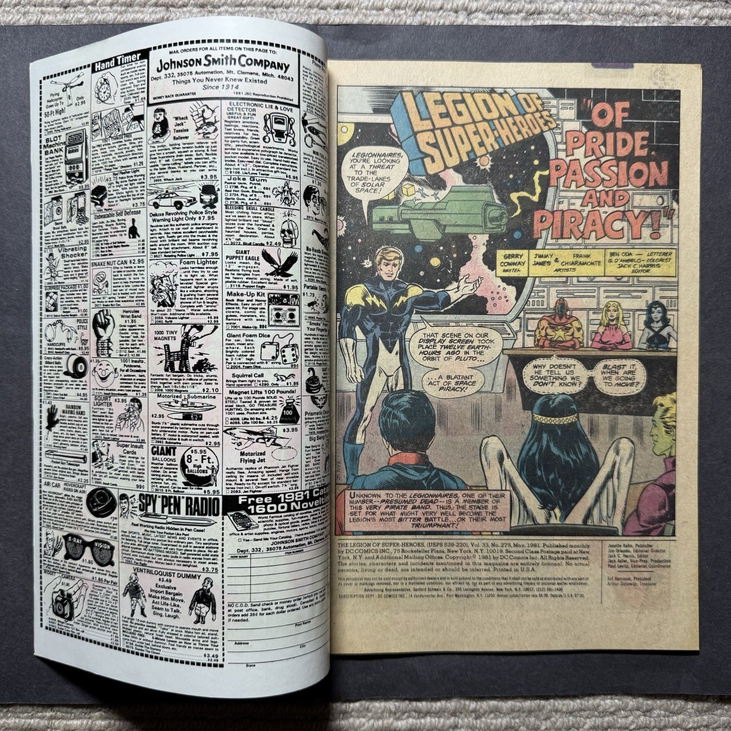 Legion Of Super-Heroes 275 - Bronze Age Dc Comics 1981