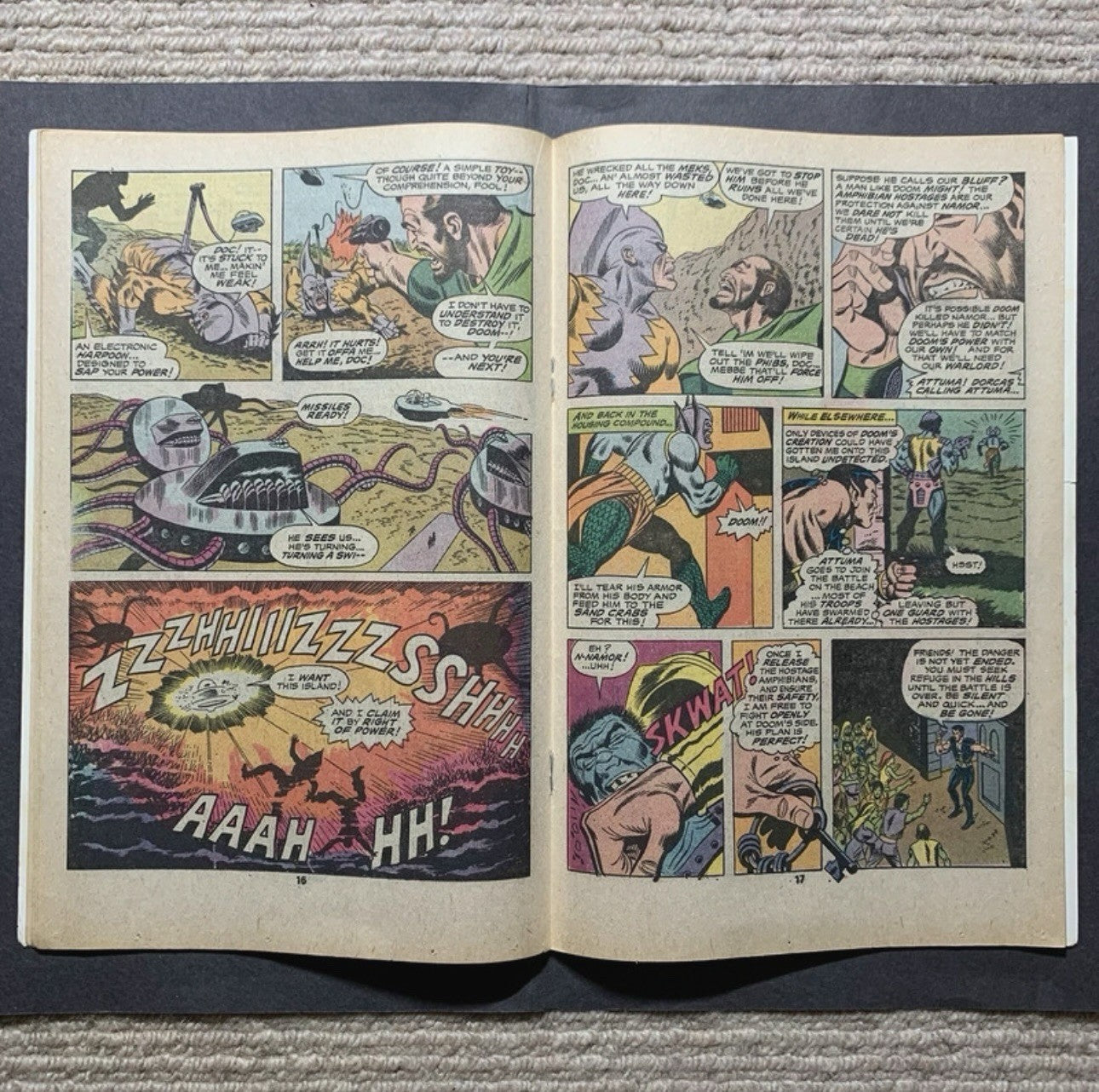 Super Villain Team Up 3/ Dr Doom cover/ BronzeAge marvel comics 1975
