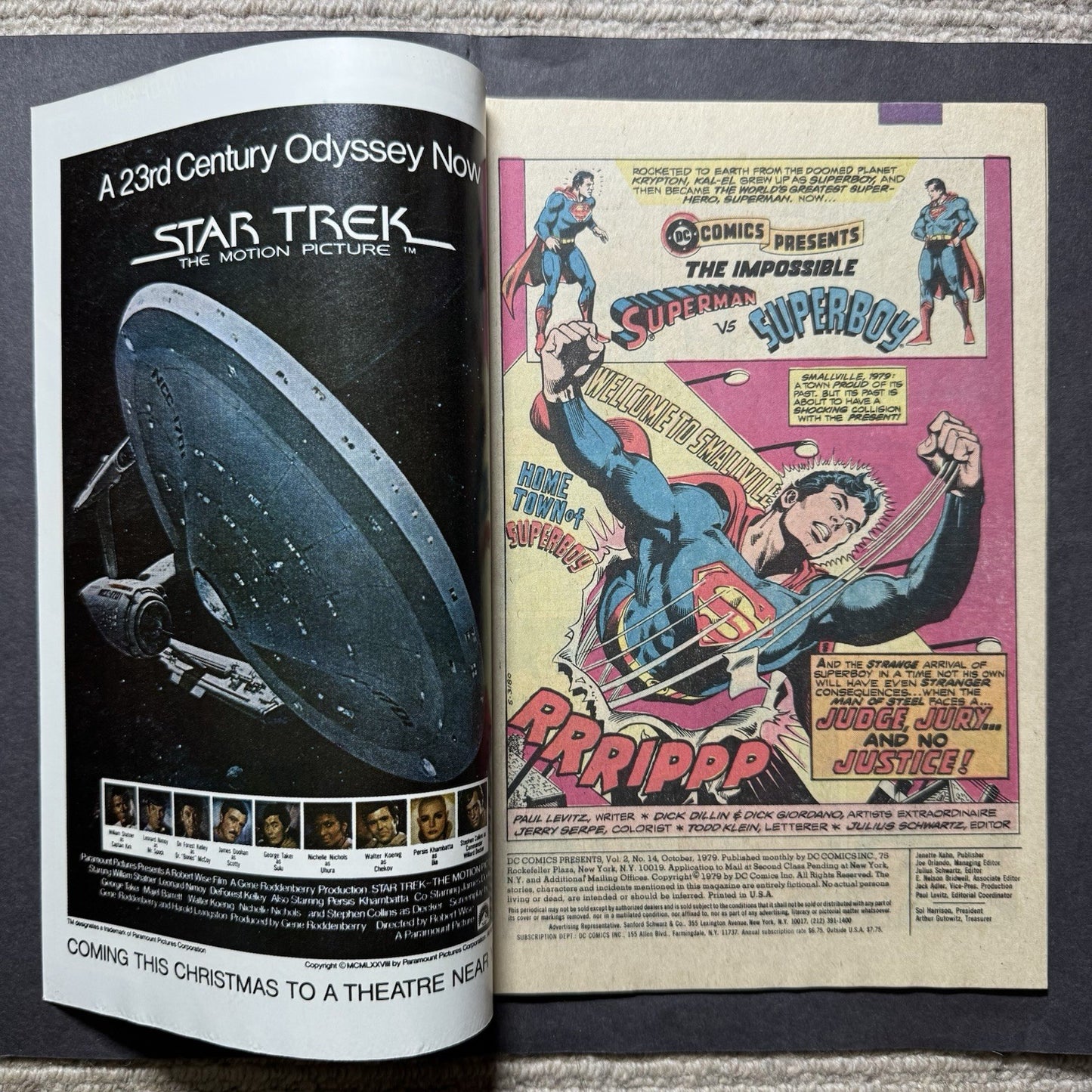 Dc Comics Presents 14/ Bronze Age Dc Comics 1979