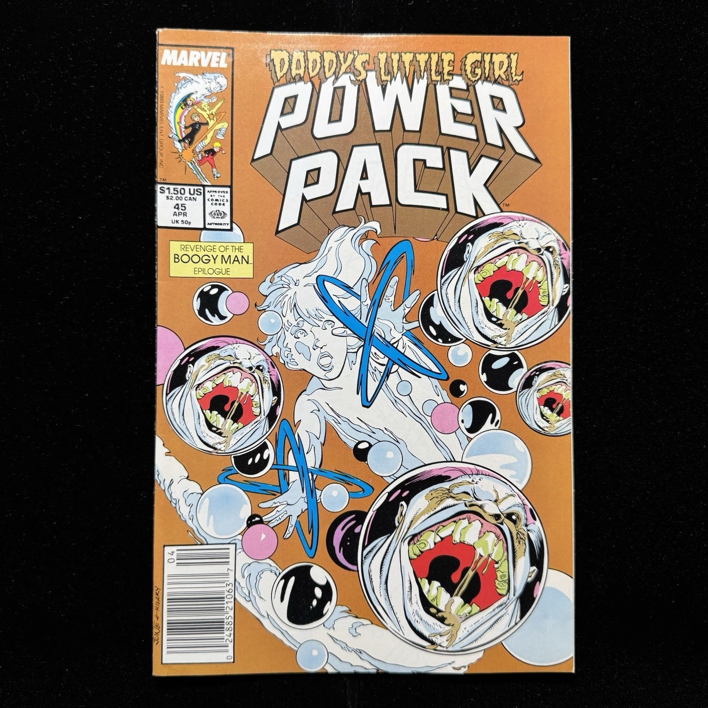 Power Pack 45 - Copper Age Marvel Comics 1989