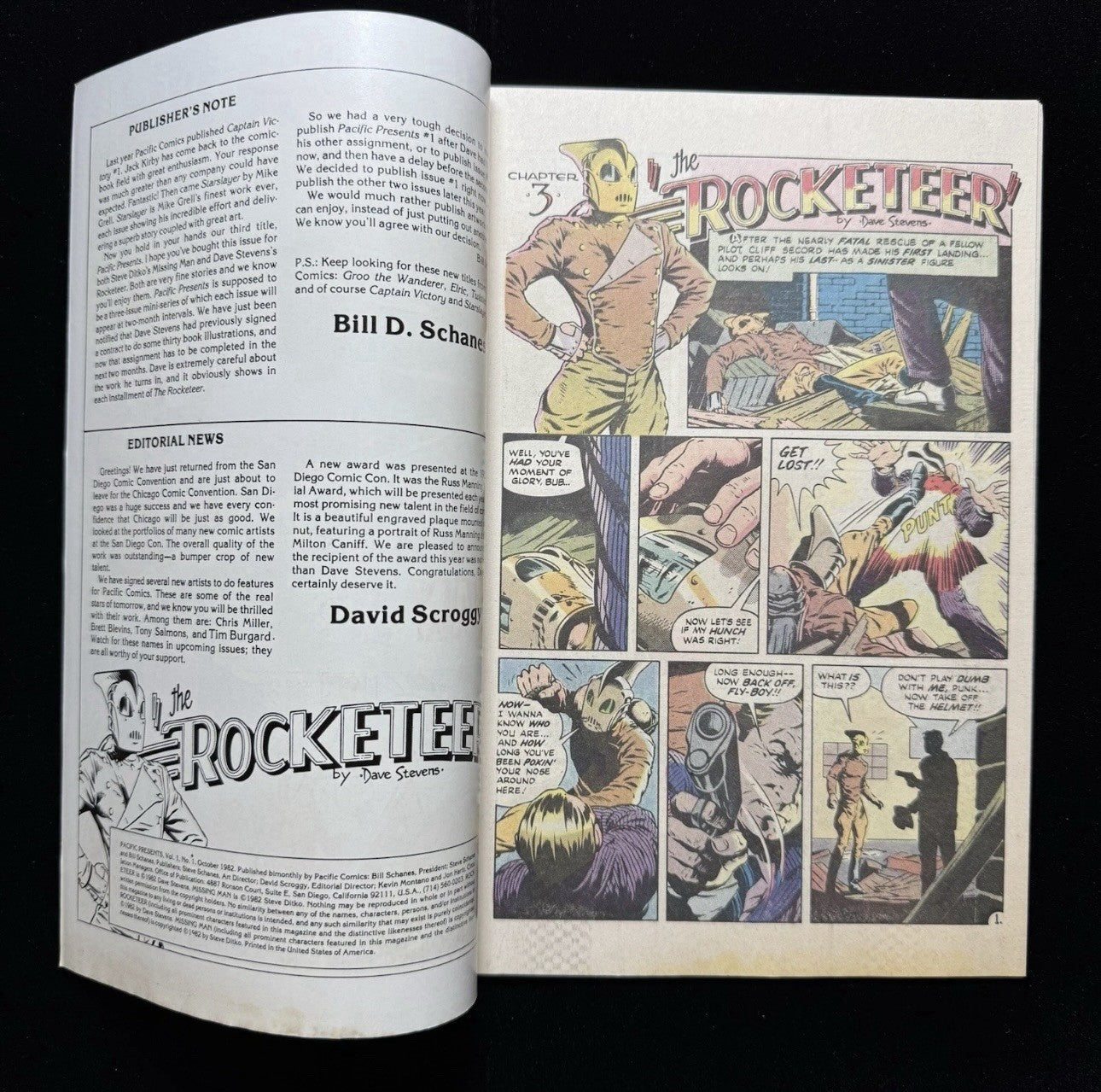 Pacific Presents 1 - First Headlining Rocketeer - Bronze Age Pacific Comics 1982