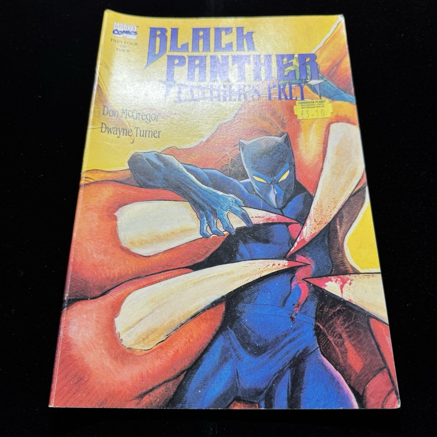 Black Panther Panther's Prey 4 - Copper Age Marvel Comics 1991