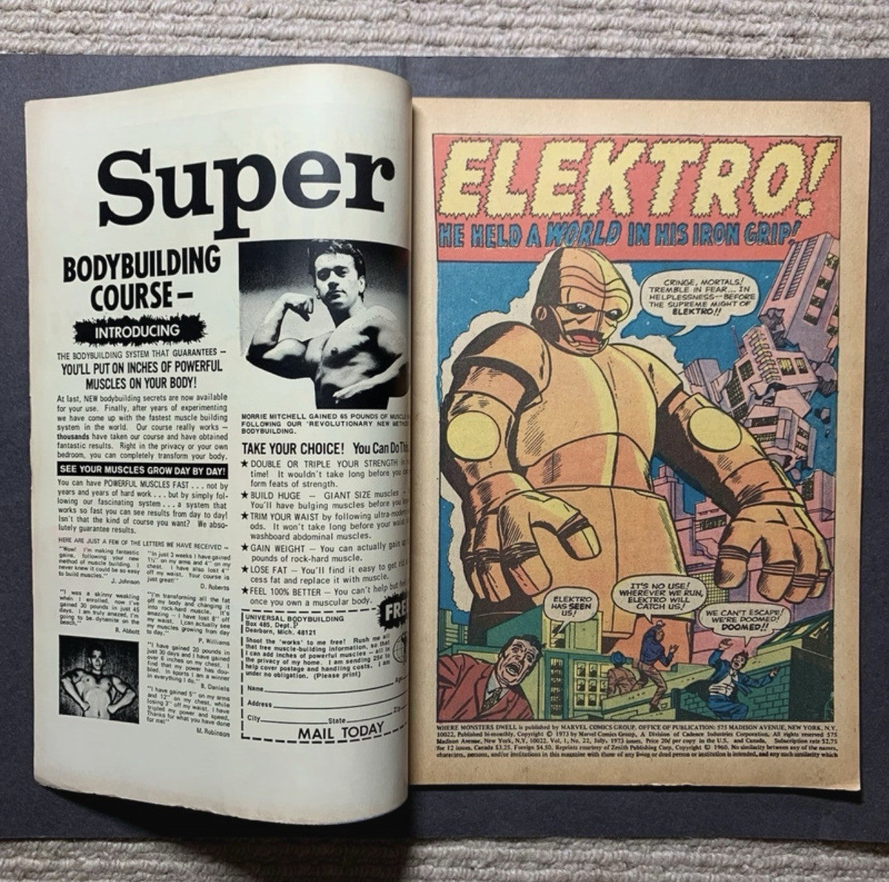 Where Monsters Dwell 22 - Bronze Age Marvel Comics 1973