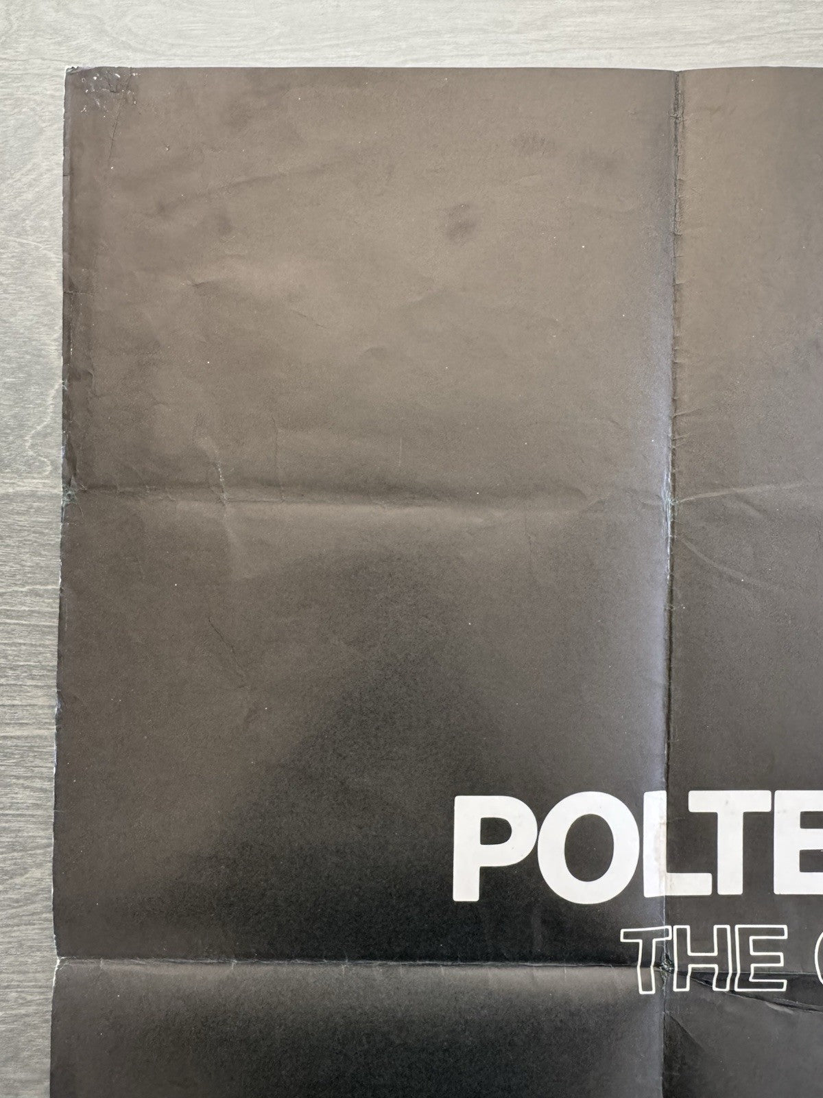 Poltergeist II The Other Side 1986 - Original UK Quad Poster - Horror - Folded