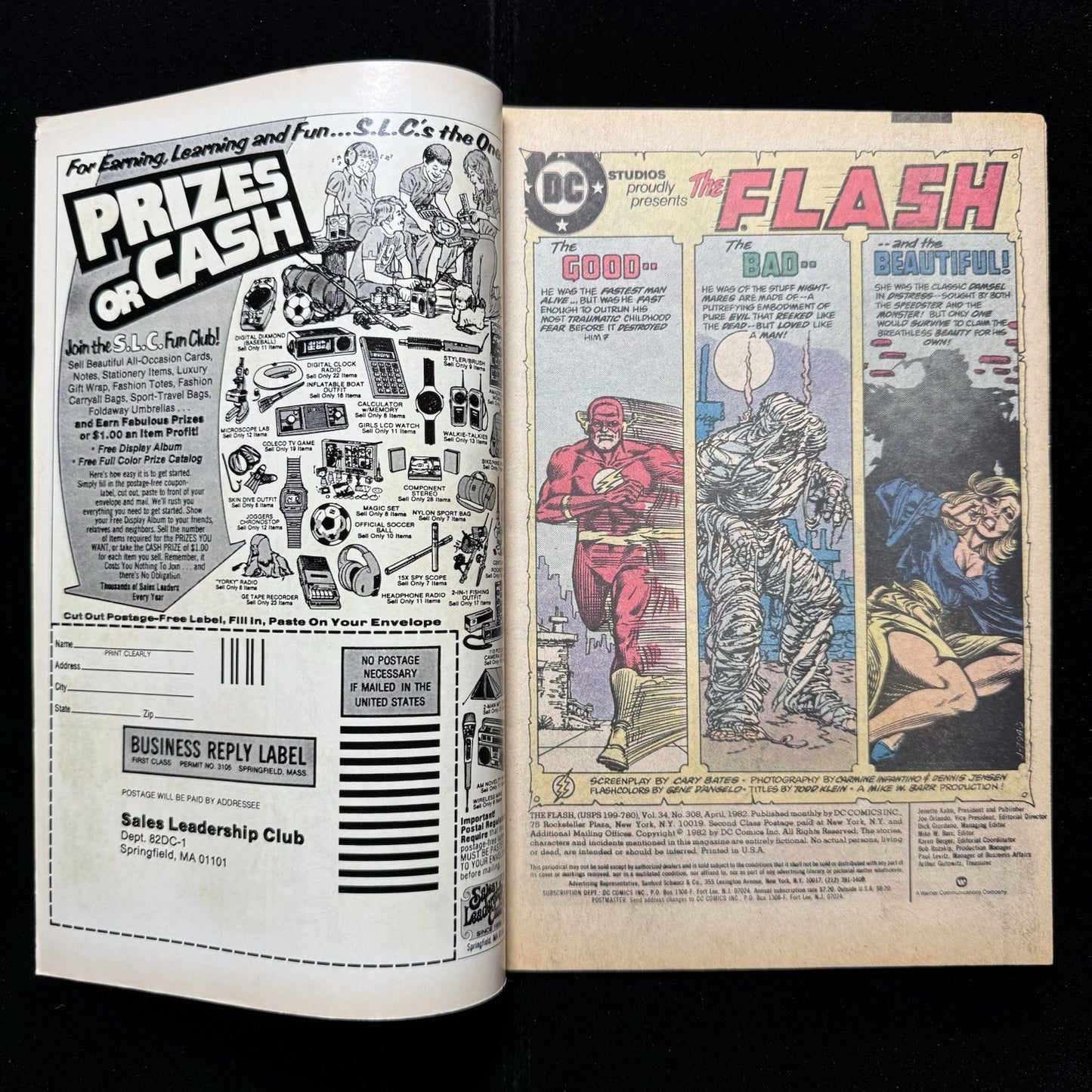 Flash 308 - Bronze Age Dc Comics 1982