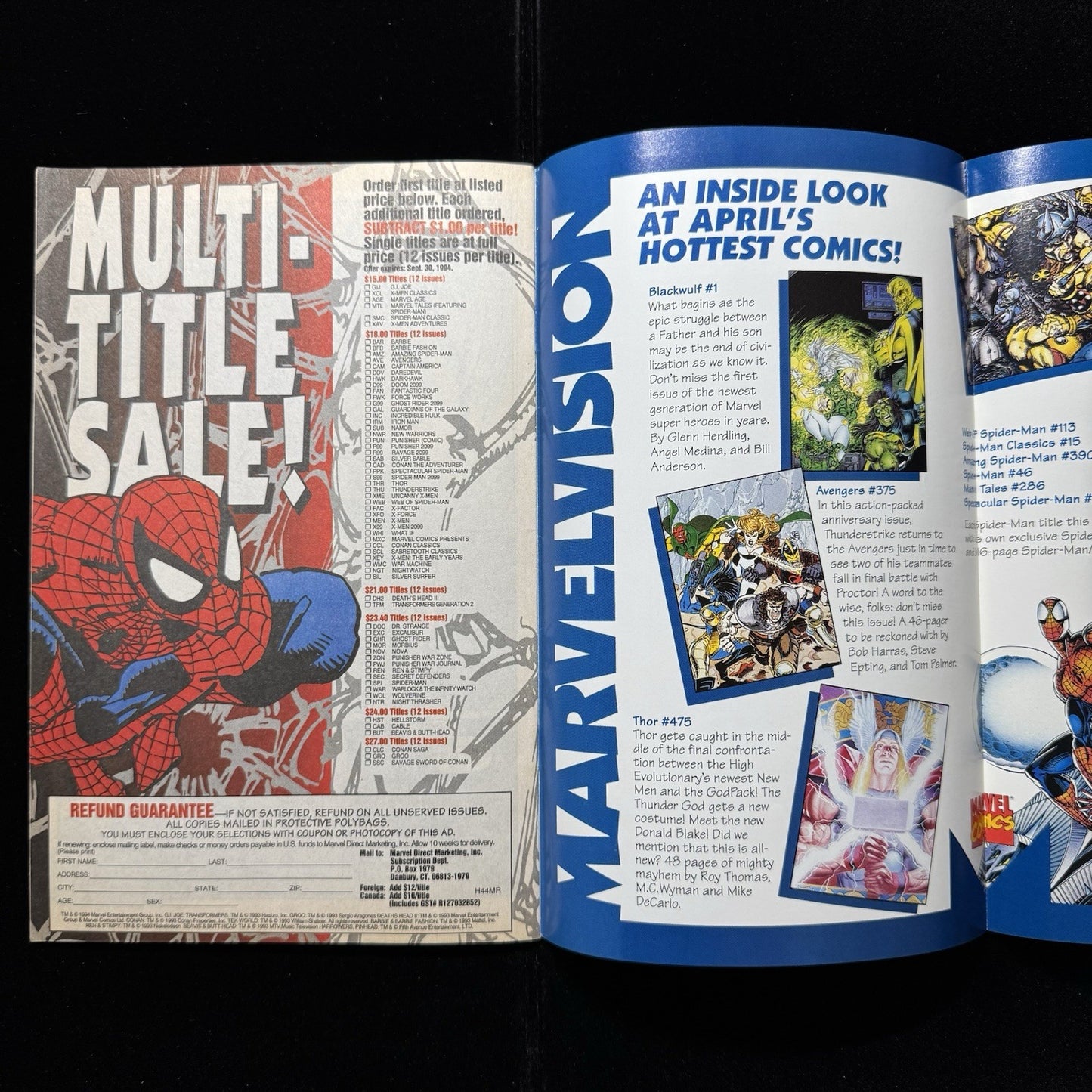 Uncanny X-Men 313 - Modern Age Marvel Comics 1994