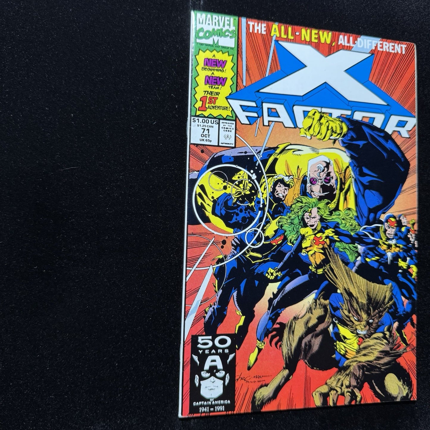 X-Factor 71 - 1st Appearance Of New Team - Copper Age Marvel Comics 1991