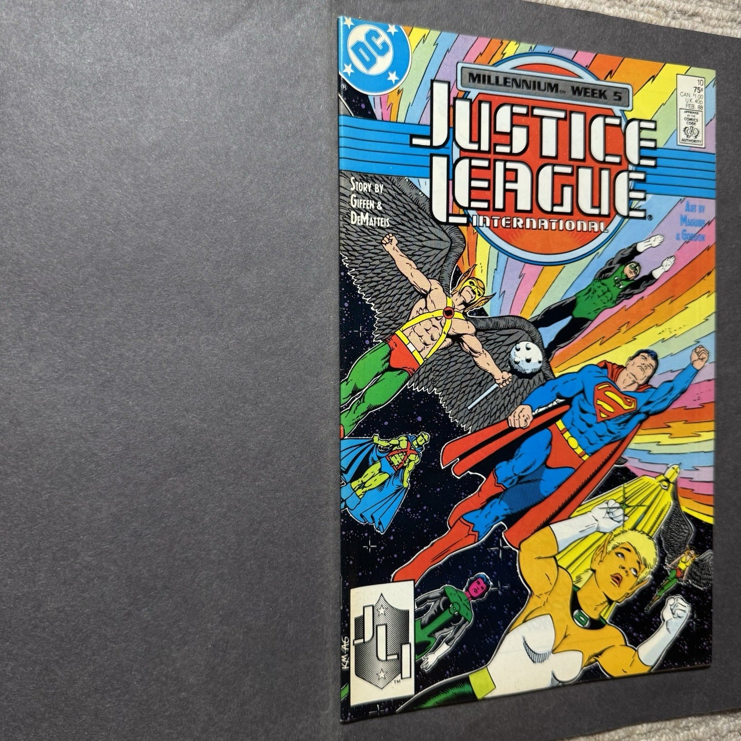 Justice League International 10/ Copper Age Dc Comics 1988
