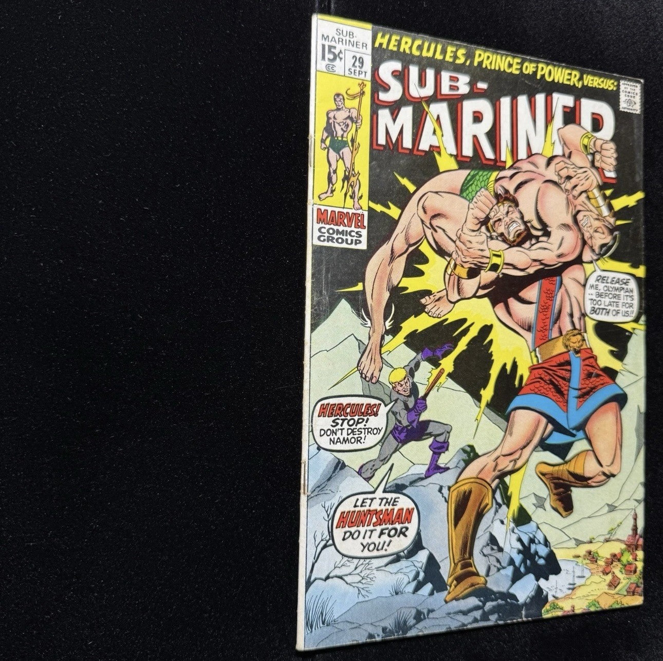 Sub-Mariner 29 - First Meeting Namor & Hercules - Bronze Age Marvel Comics1970