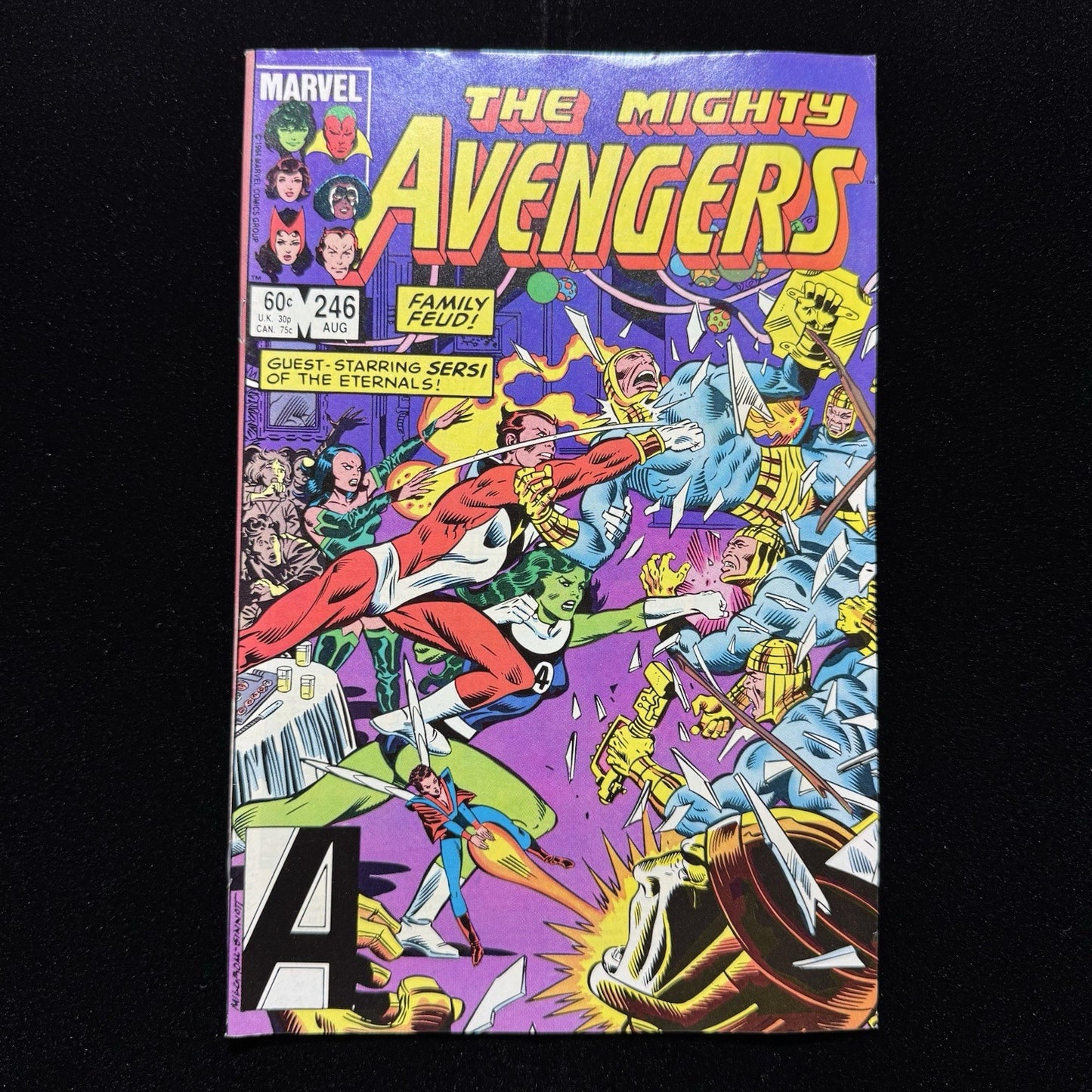 Avengers 246 - 1st Appearance Of Maria Rambeau - Copper Age Marvel Comics 1984