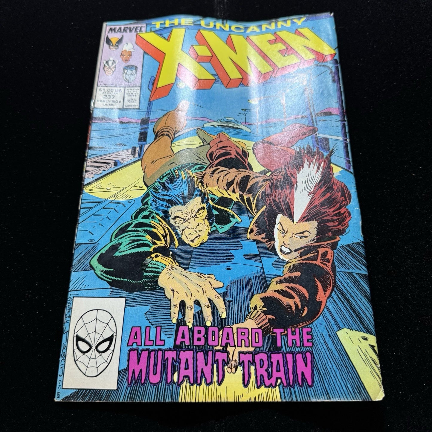 Uncanny X-Men 254 And 237 - Comic Bundle - Copper Age Marvel Comics 1988/89