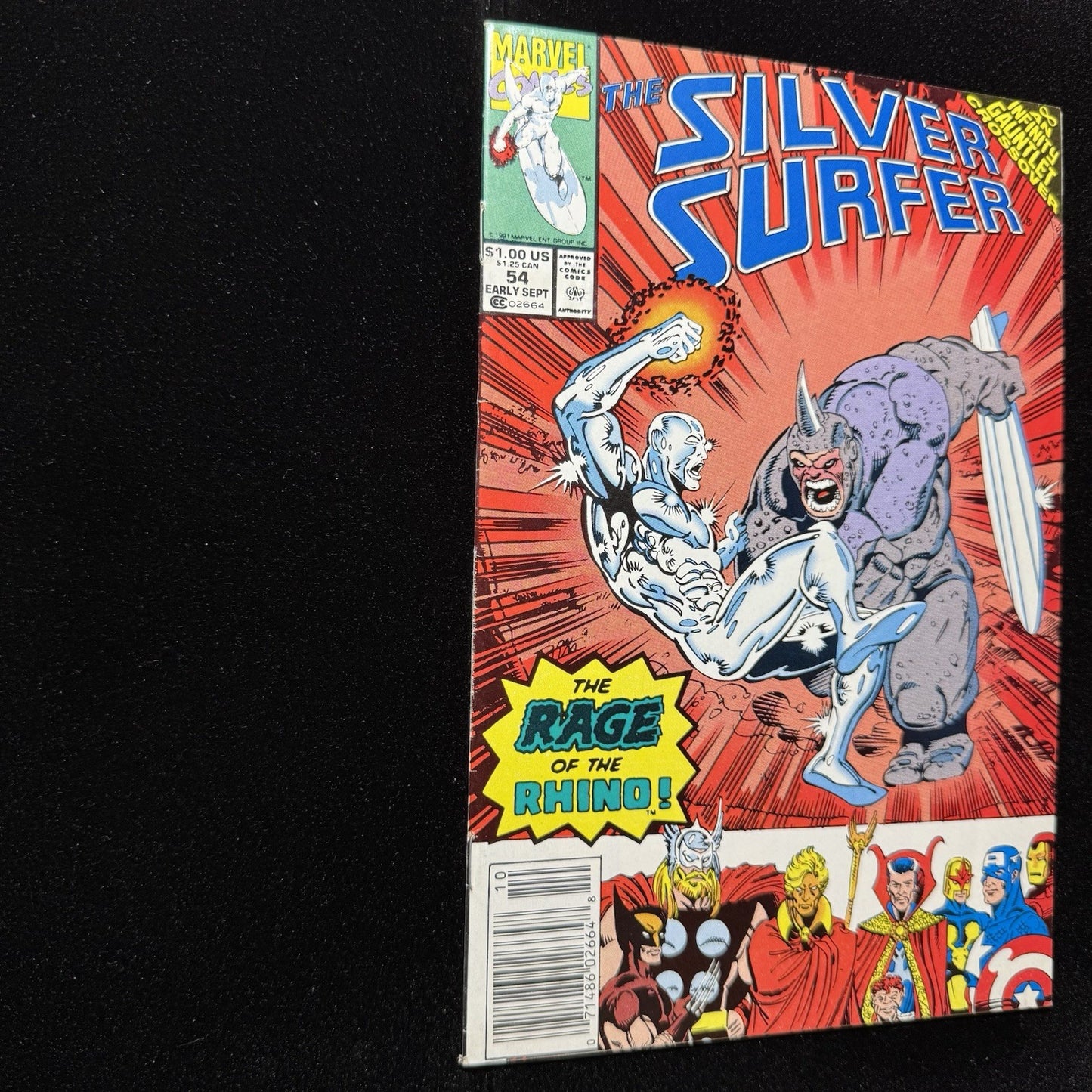 Silver Surfer 54 - Newsstand - Copper Age Marvel Comics 1991