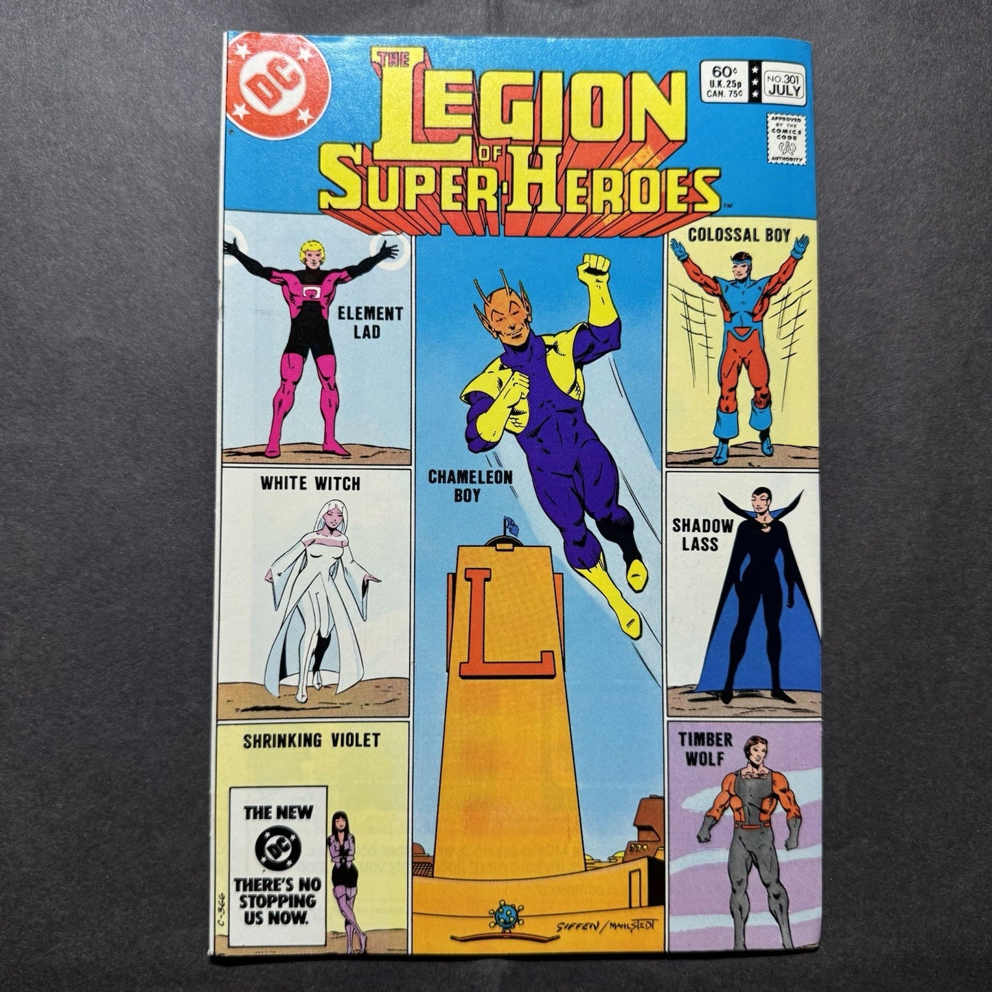 Legion Of Super-Heroes 301 - 1st App Gigi Cusimano - Bronze Age Dc Comics 1983