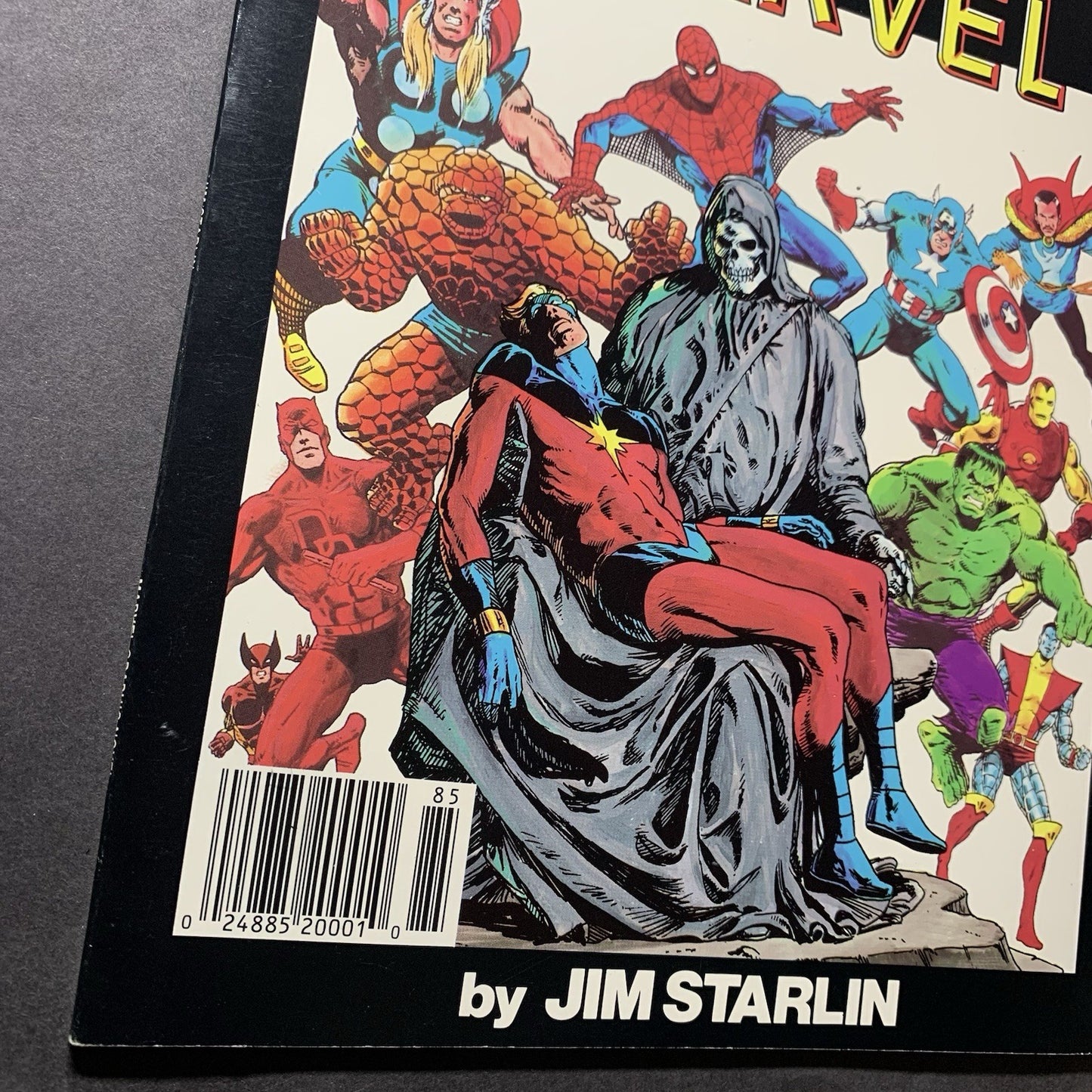 Marvel Graphic Novel 1 Death Of Captain Marvel/ Bronze Age Marvel Comics 1982