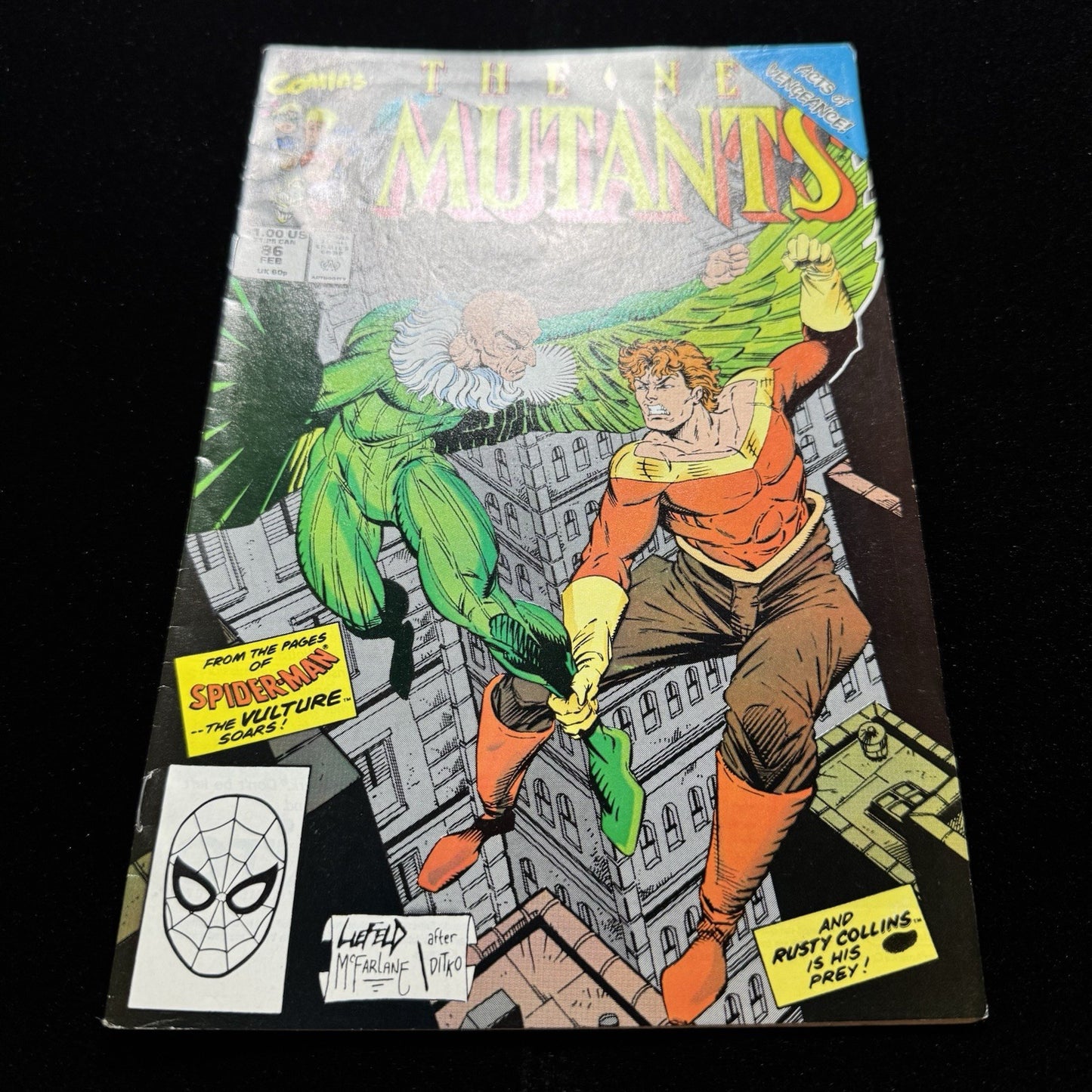 New Mutants 86 - 1st Cameo Appearance Of Cable - Copper Age Marvel Comics 1990