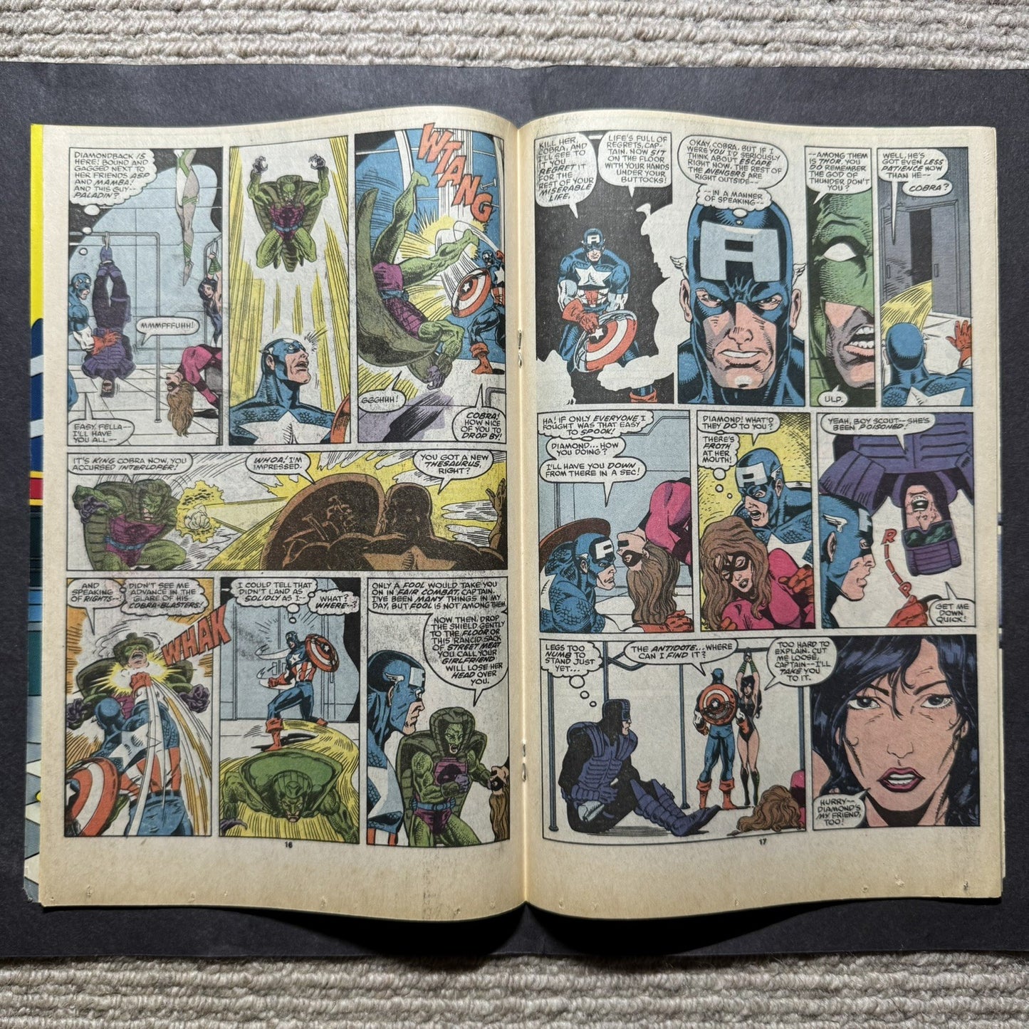 Captain America 382 - Copper Age Marvel Comics 1991