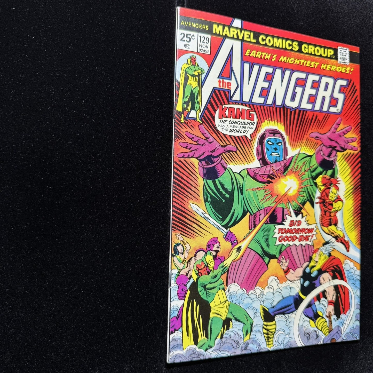 Avengers 129 Mark Jewelers (VERY RARE) - Bronze Age Marvel Comics 1974