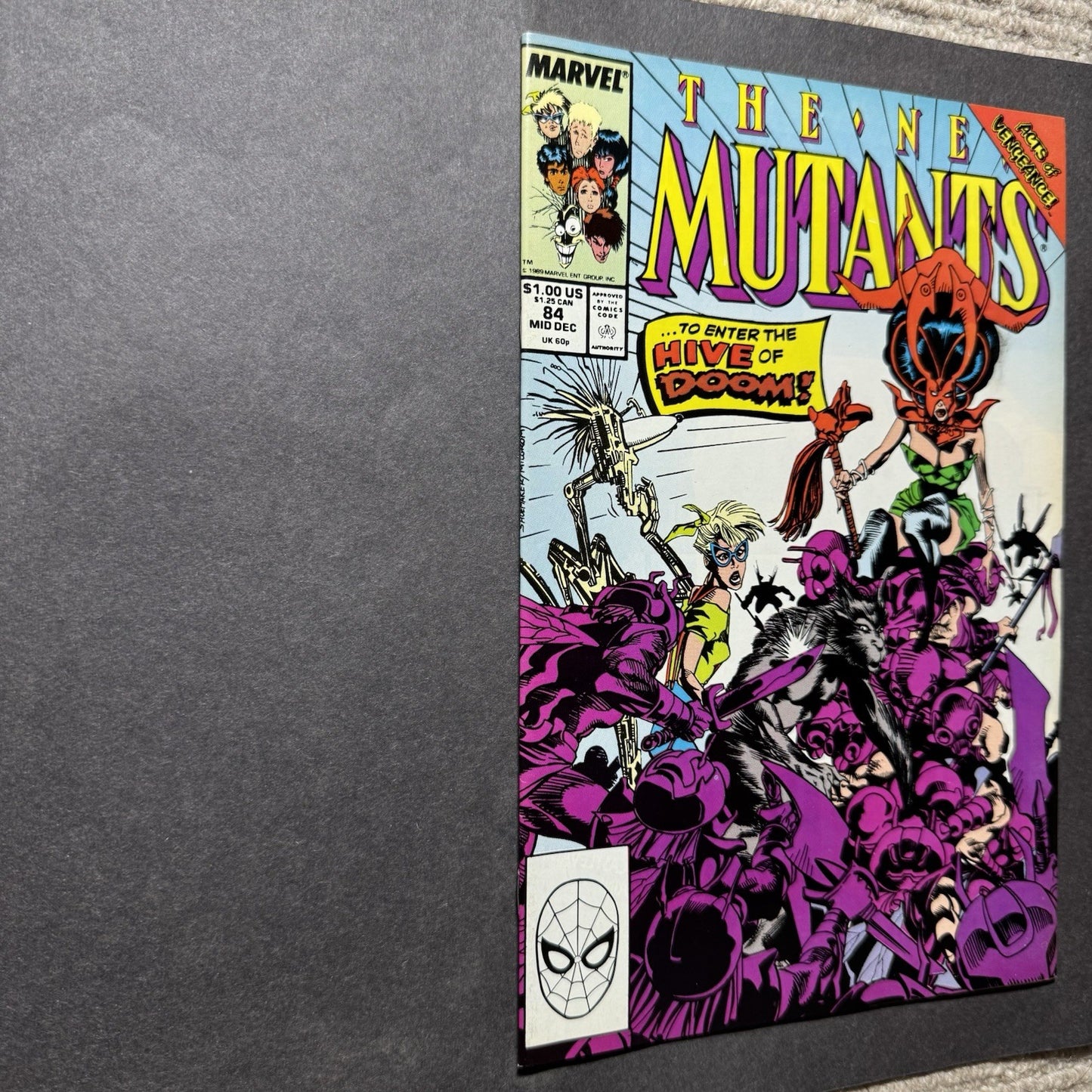 New Mutants 84 - Copper Age Marvel Comics 1989