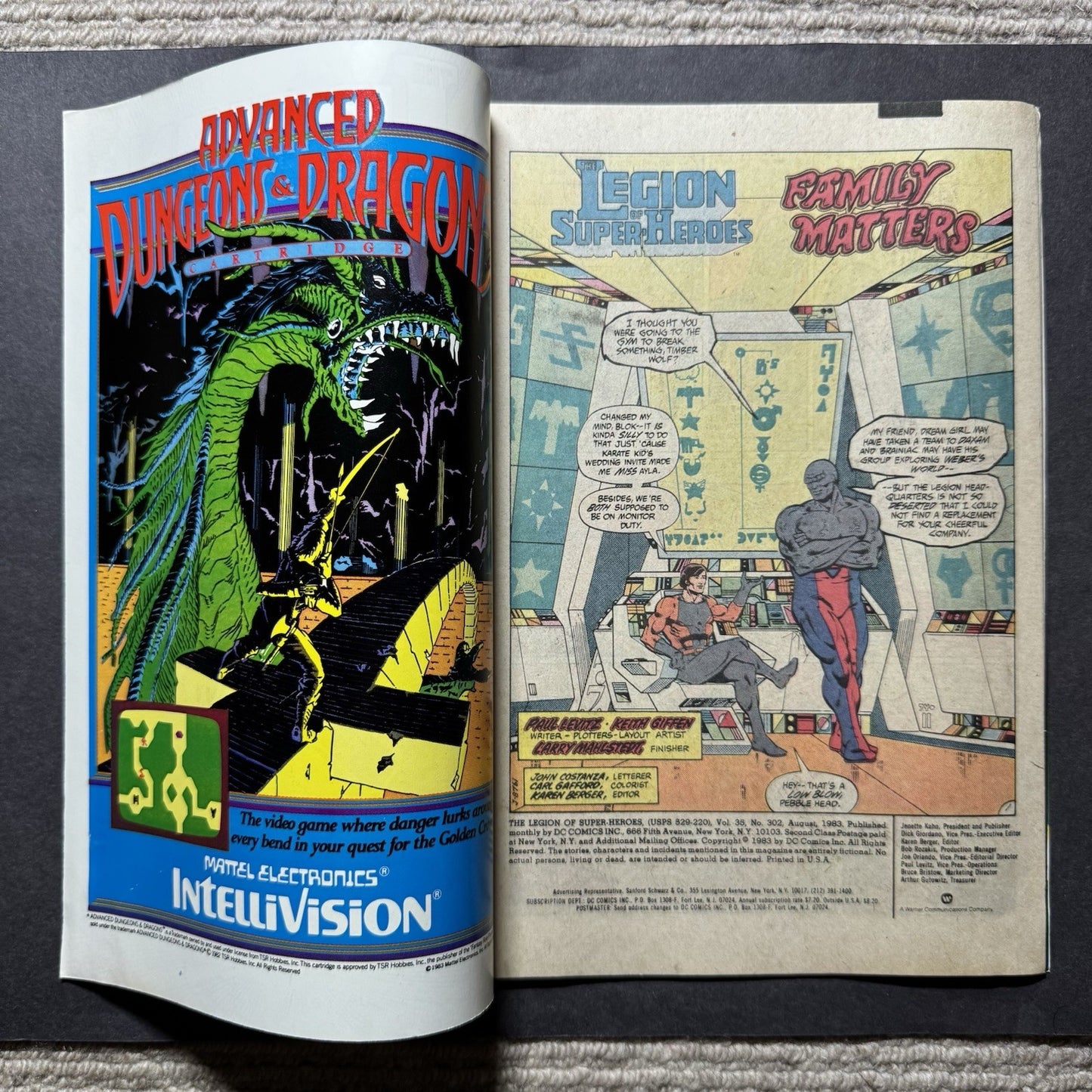 Legion Of Super-Heroes 302 - Bronze Age Dc Comics 1983