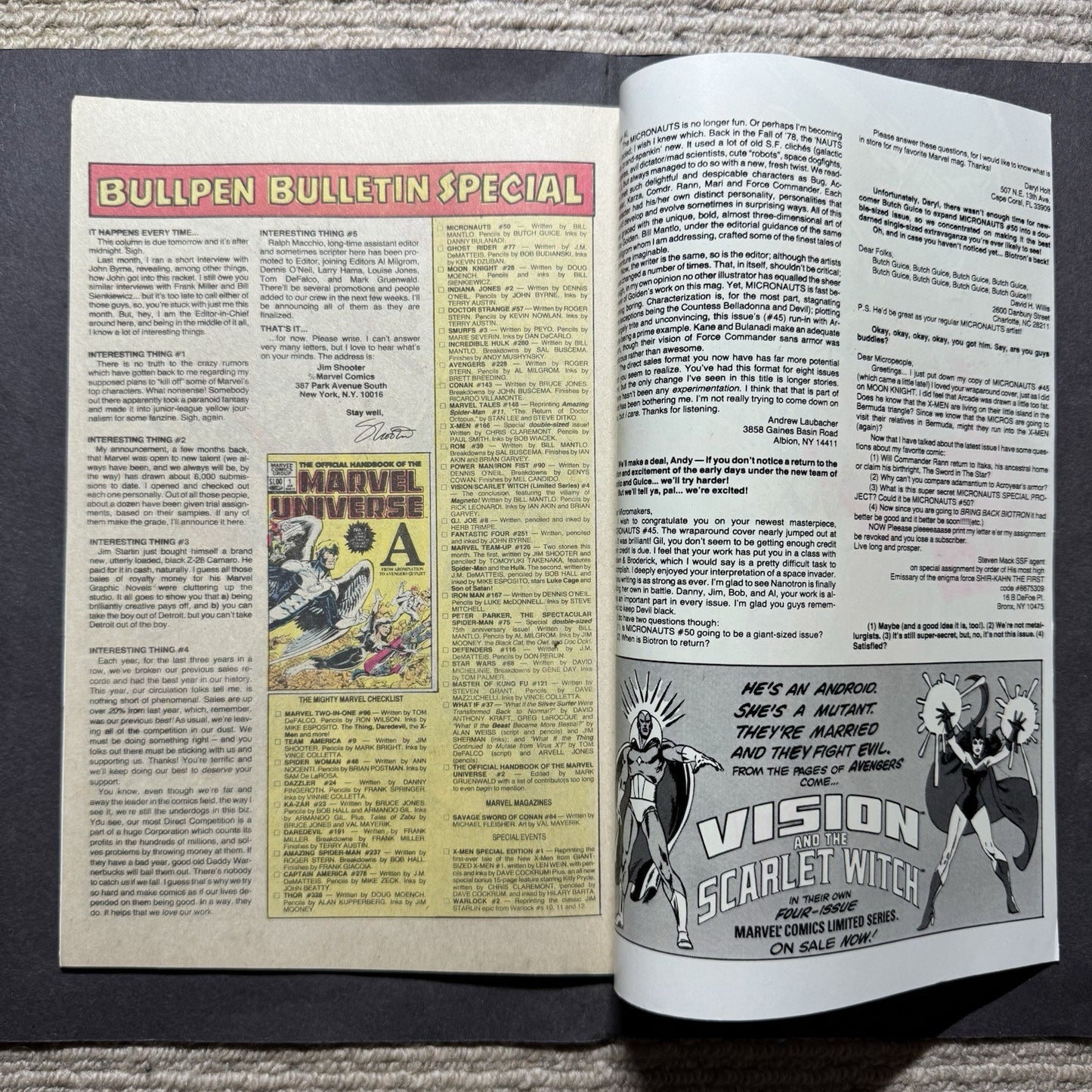 Micronauts 50 - Bronze Age Marvel Comics 1983
