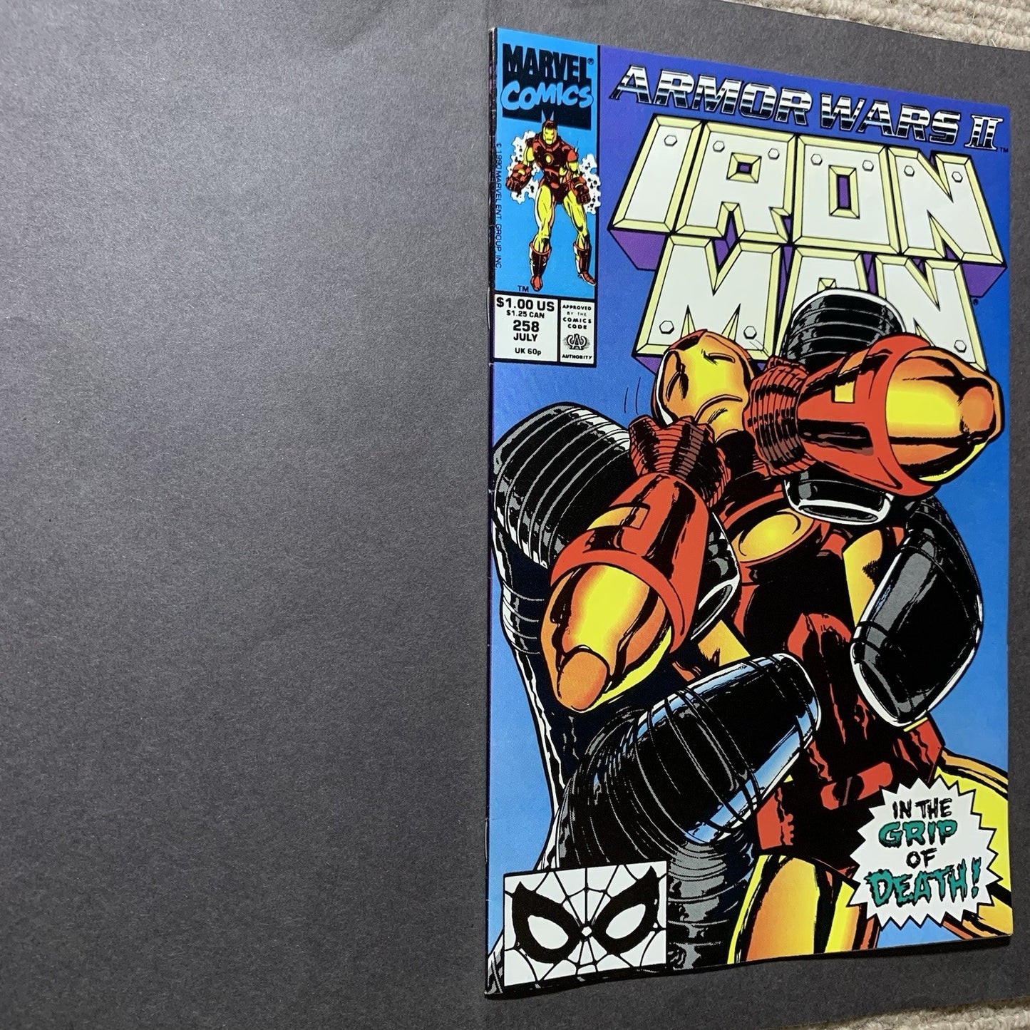Iron Man 258/ copper age marvel comics 1990/ NM