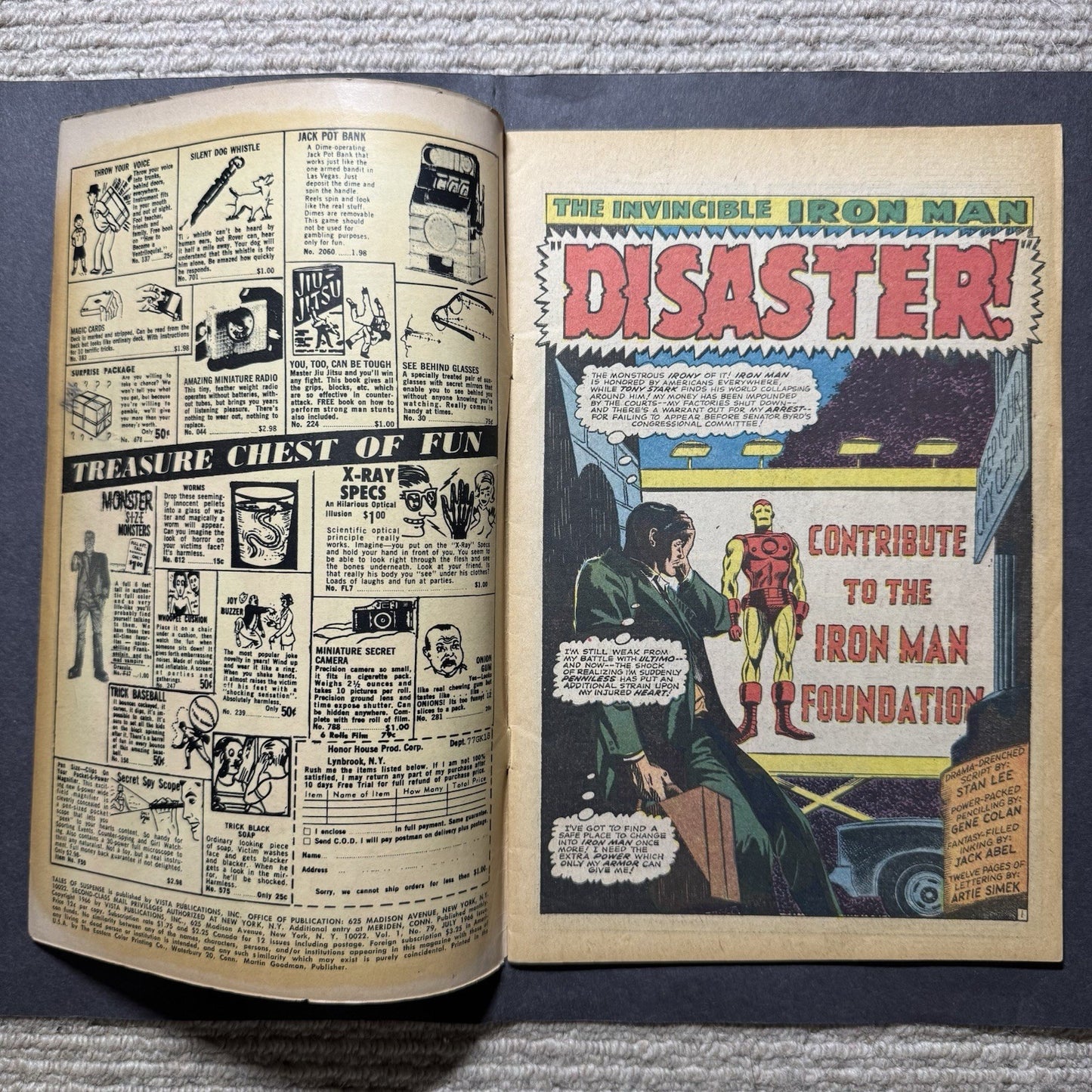 Tales Of Suspense 79 - Intro Of The Cosmic Cube - Silver Age Marvel Comics 1966