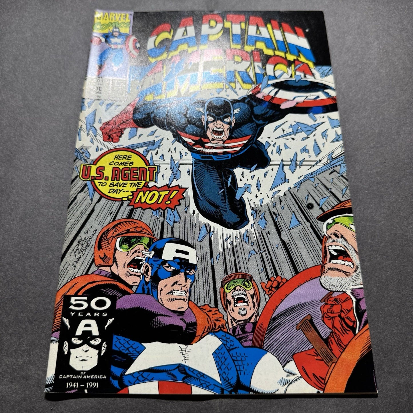 Captain America 386 - Copper Age Marvel Comics 1991